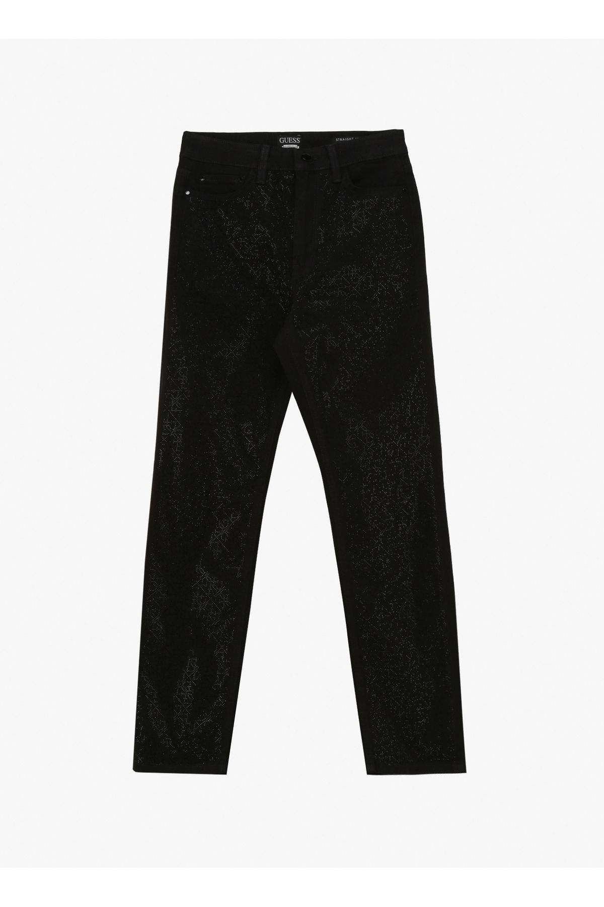 Guess Normal Bel Slim Fit Siyah Kadın Pantolon W4RA16WFXDA-JBLK