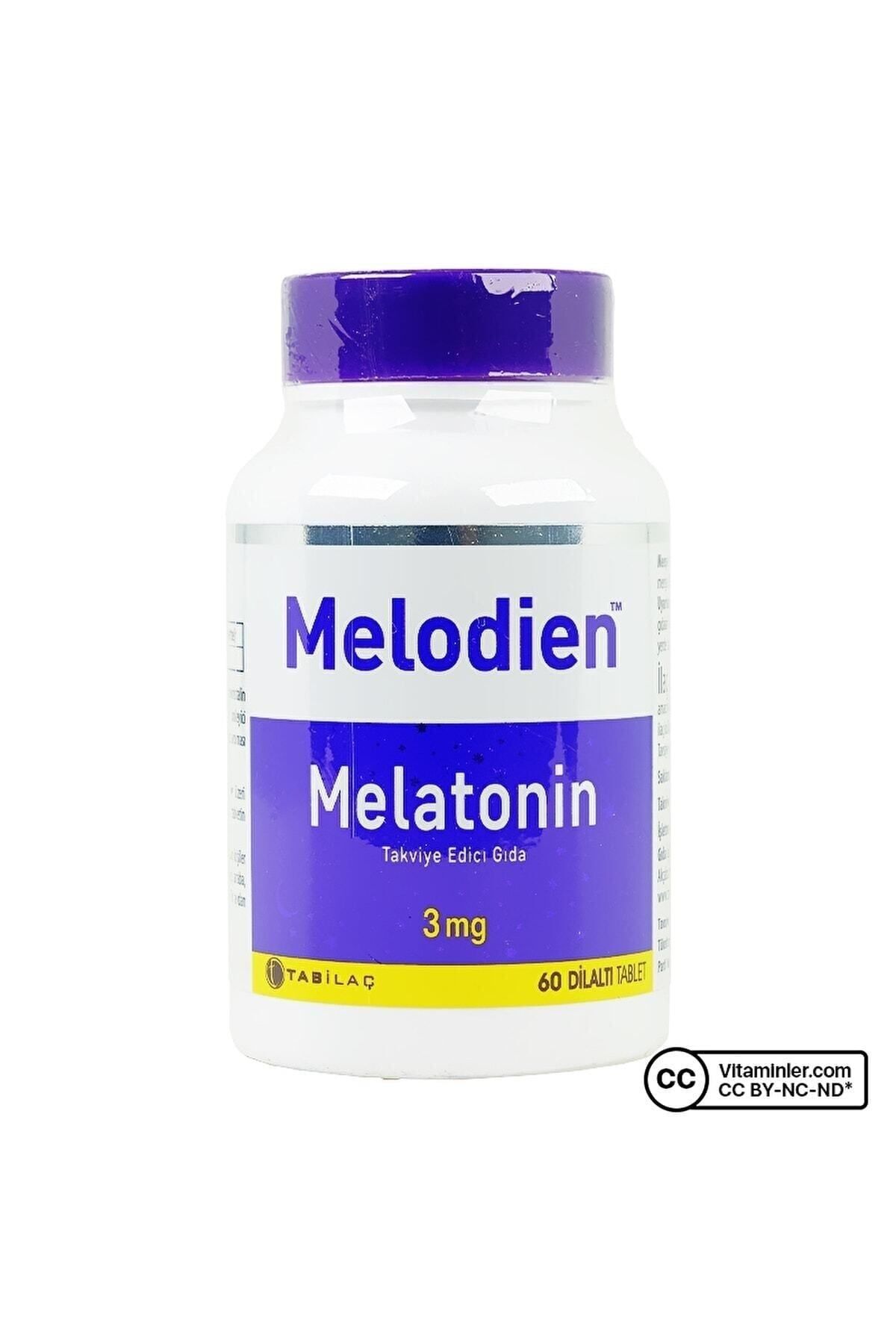Tab İlaç Melodien Melatonin 3 Mg 60 Dilaltı Tablet 8680133001673
