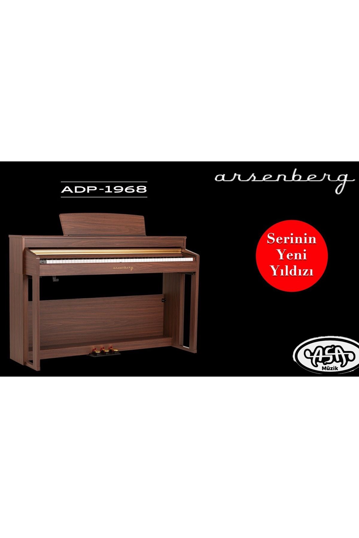 Arsenberg Adp1968r Rosewood Dijital Piyano