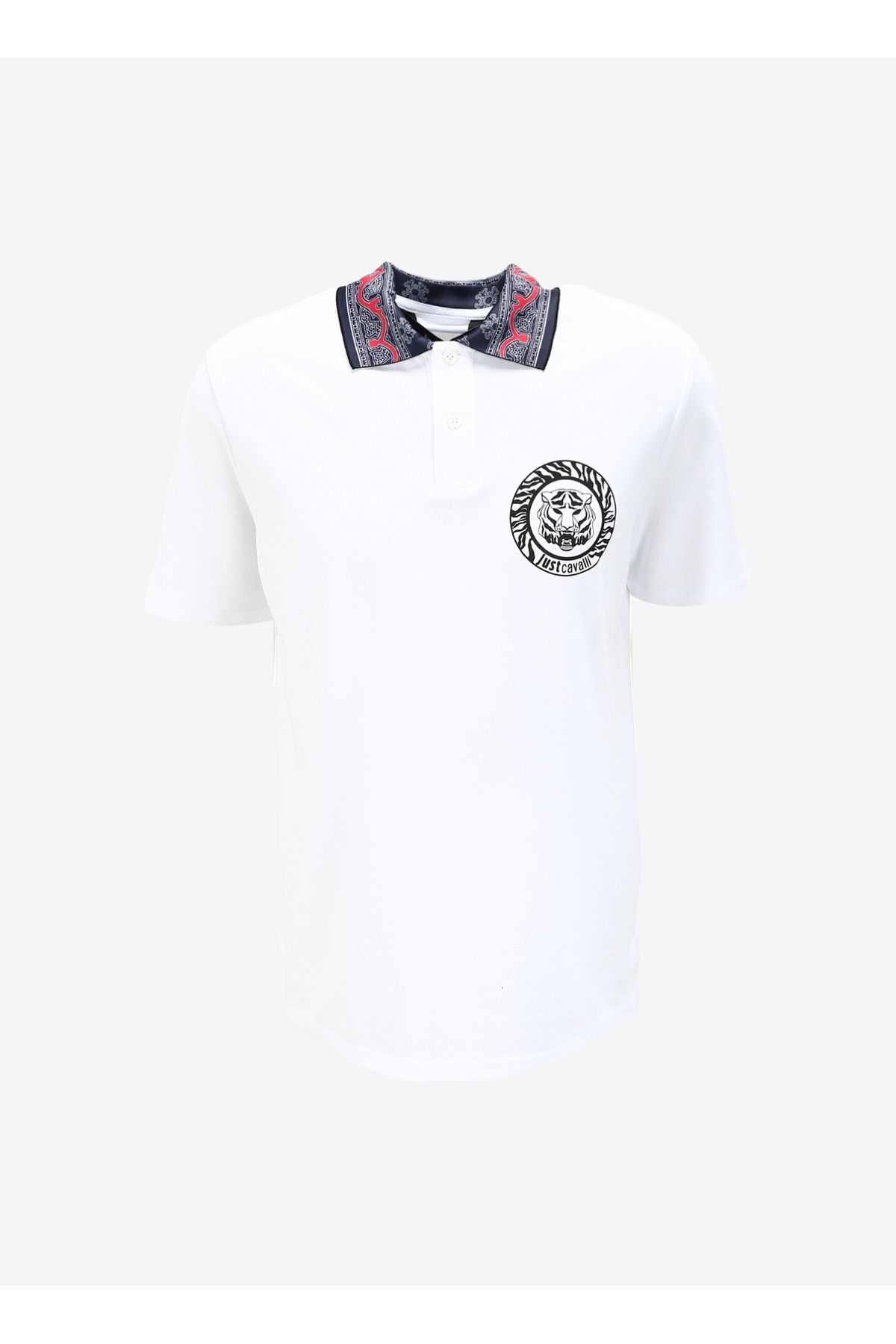 Just Cavalli Beyaz Erkek Polo T-shirt 75oagt02