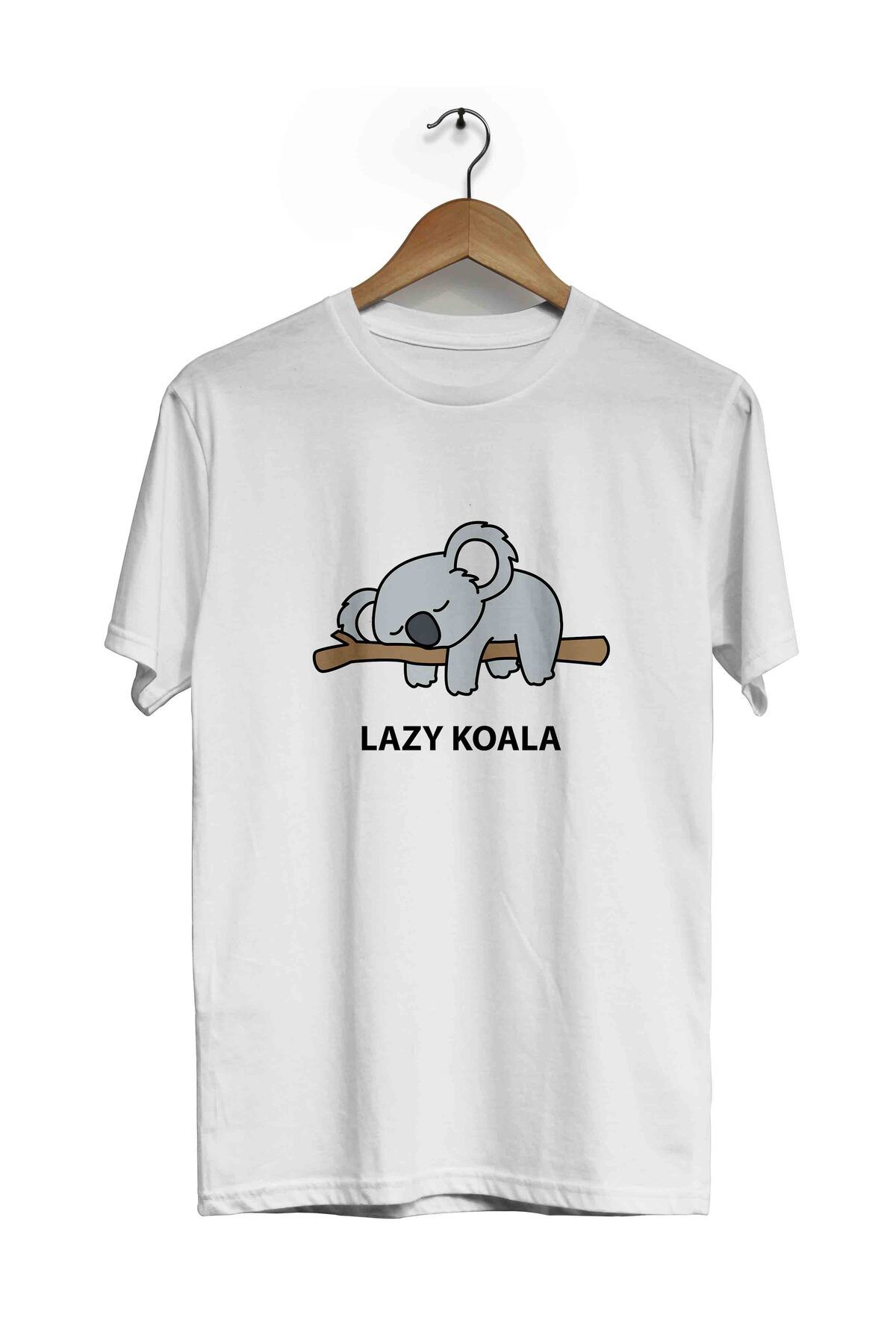herotasarım Lazy Koala Kısa Kol Tişört bll4458