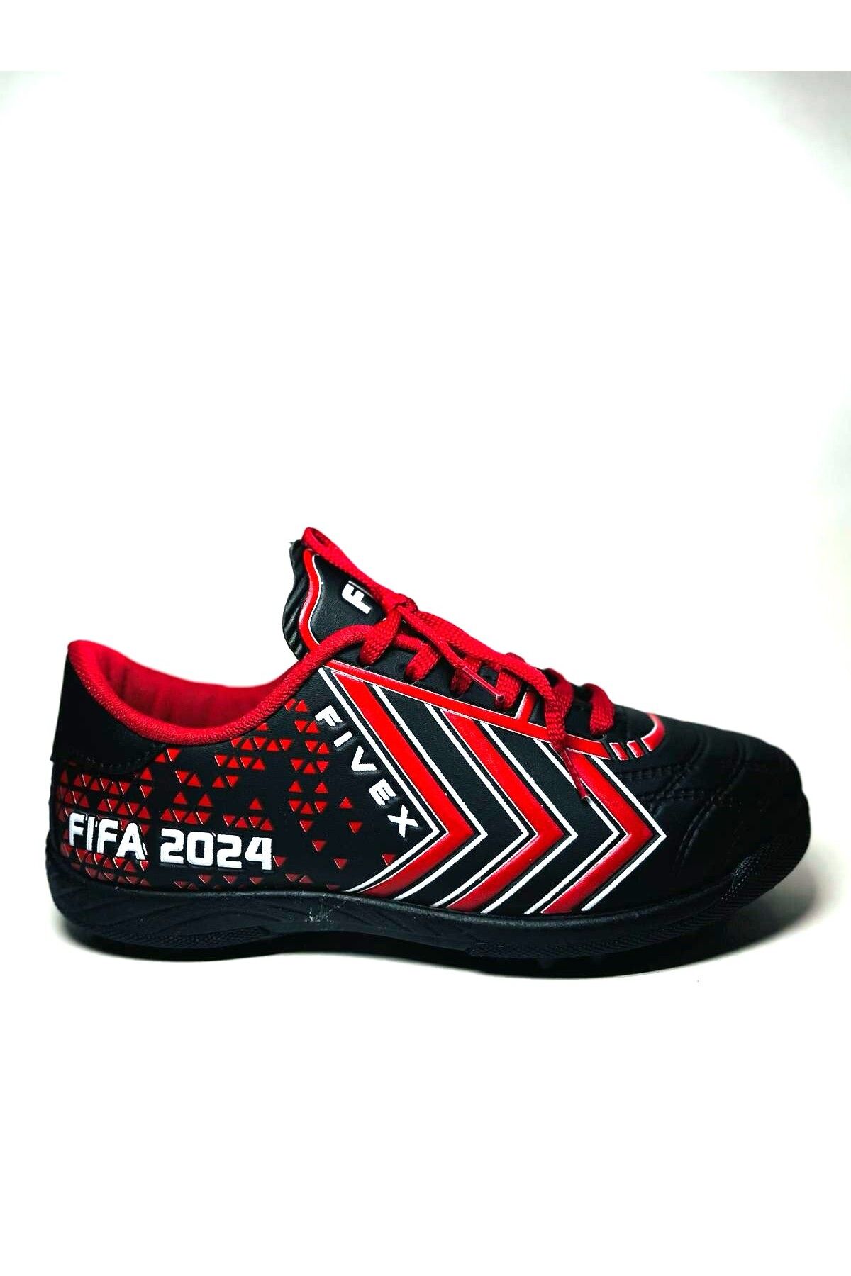 crybrands Unisex fifa2024 Siyah halı saha spor Ayakkabı-Futbol Ayakkabısı
