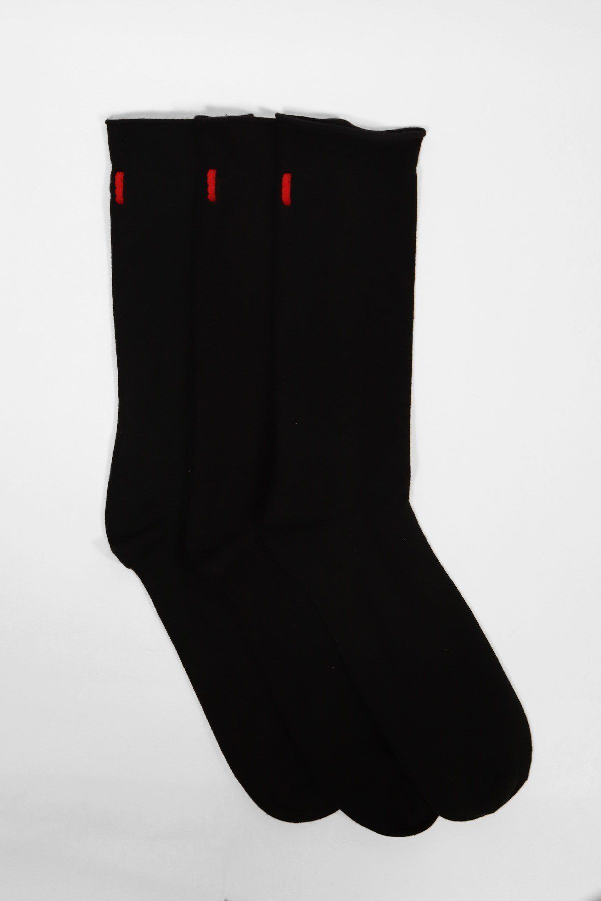 Katia & Bony 3'lü Paket Harold Bambu Lastiksiz Erkek Soket Çorap Siyah/siyah/siyah