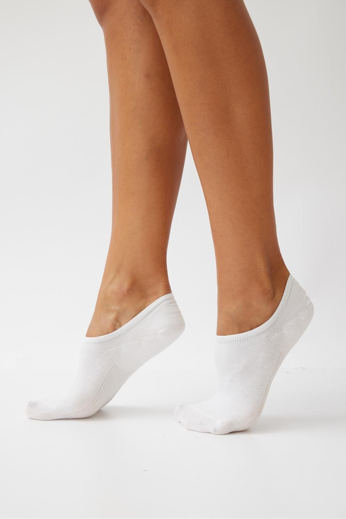 Katia & Bony Kadın Basic Görünmez Çorap Beyaz