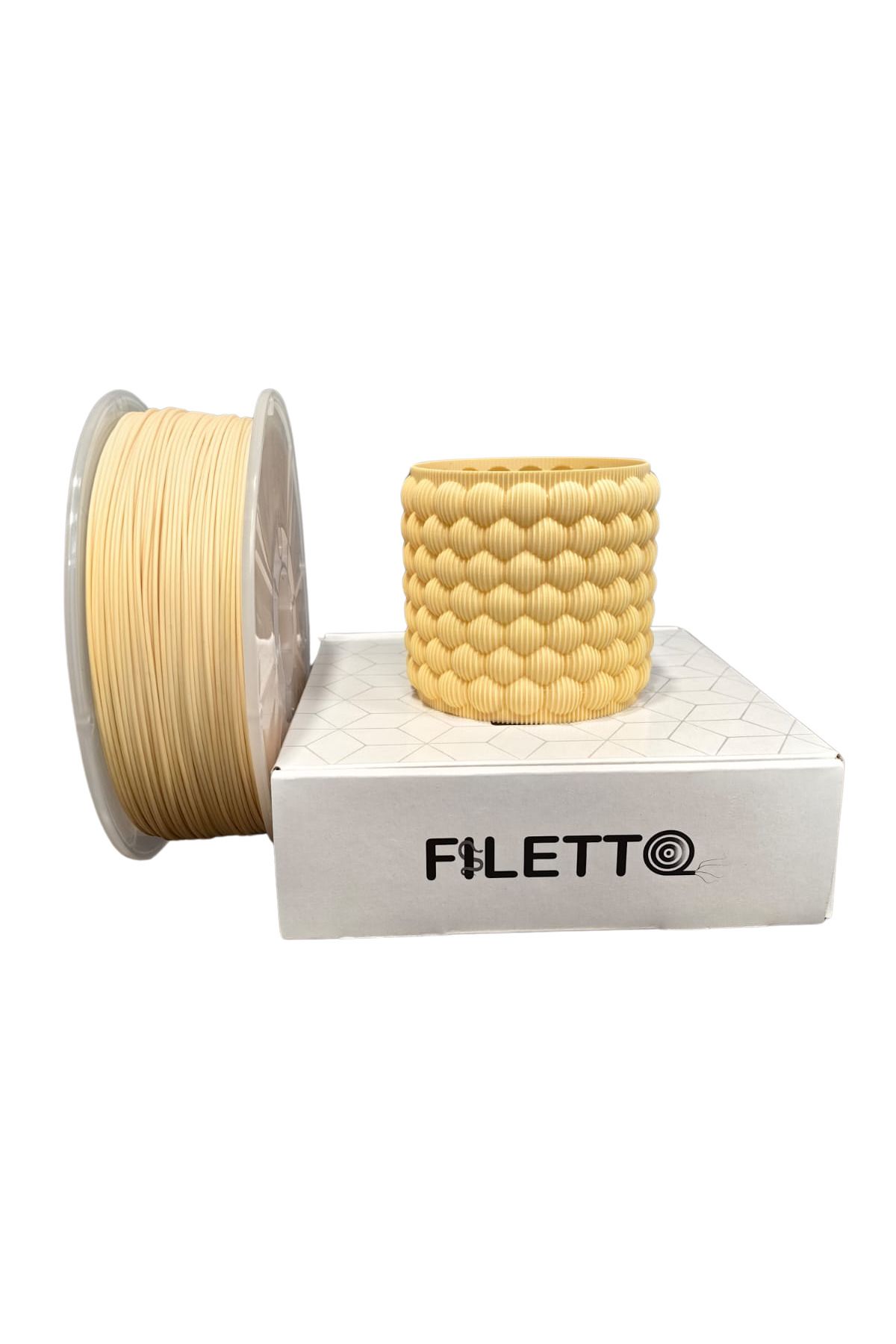 FİLETTO Filetto Pla+ Filament 1.75mm 1 KG - Bej