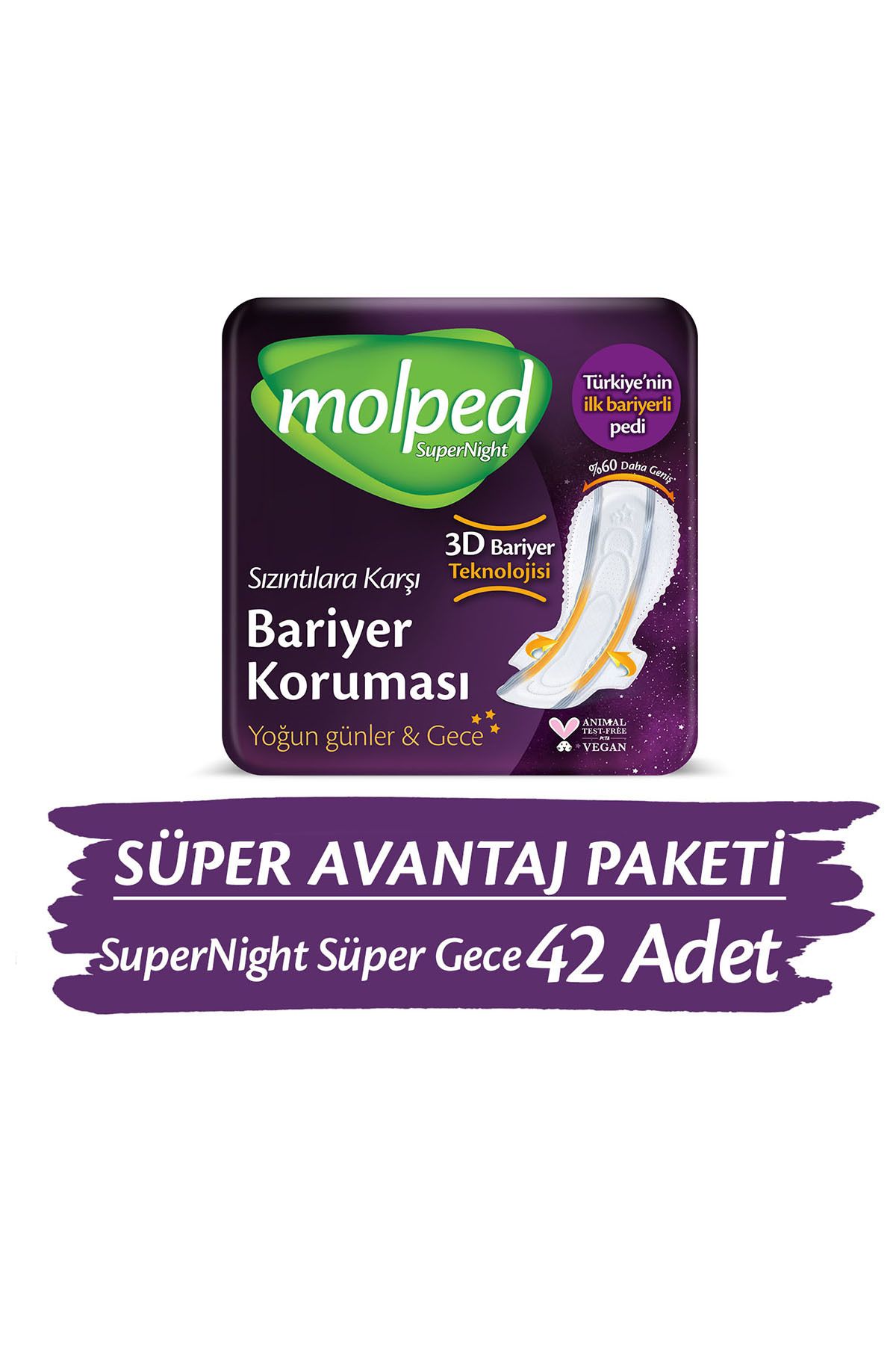 Molped Supernight Süper Gece Süper Avantaj Paketi 42 Adet