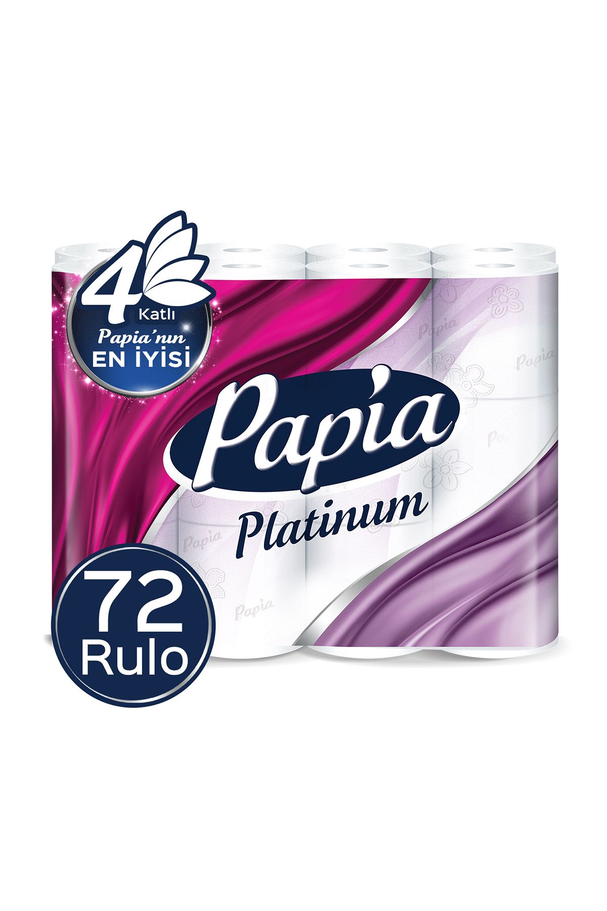 Papia Platinum Tuvalet Kağıdı 72 Rulo (24 RULO X 3 PAKET)