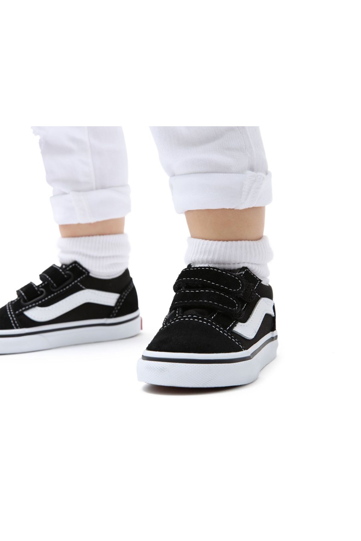 Vans Td Old Skool V Bebek Günlük Ayakkabı Sneaker Siyah