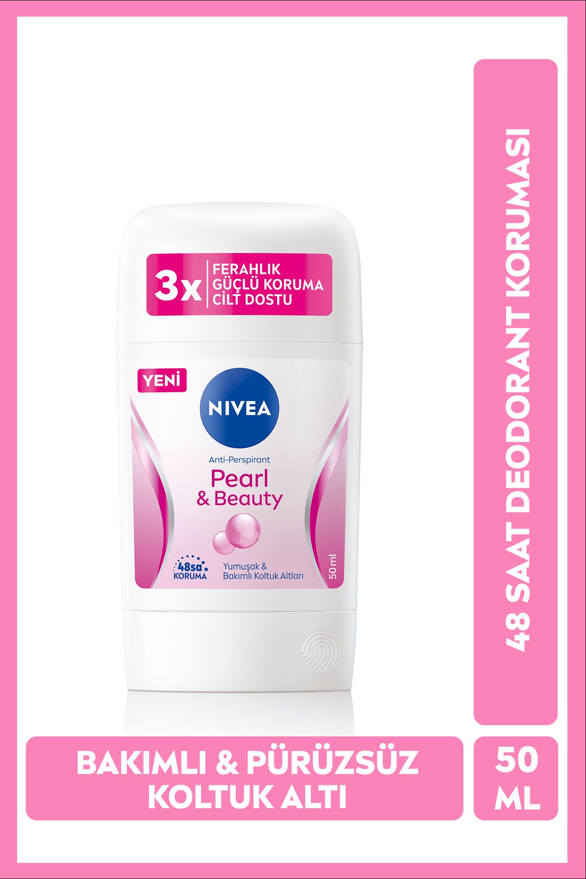 NIVEA Kadın Stick Deodorant Pearl & Beauty 50ml