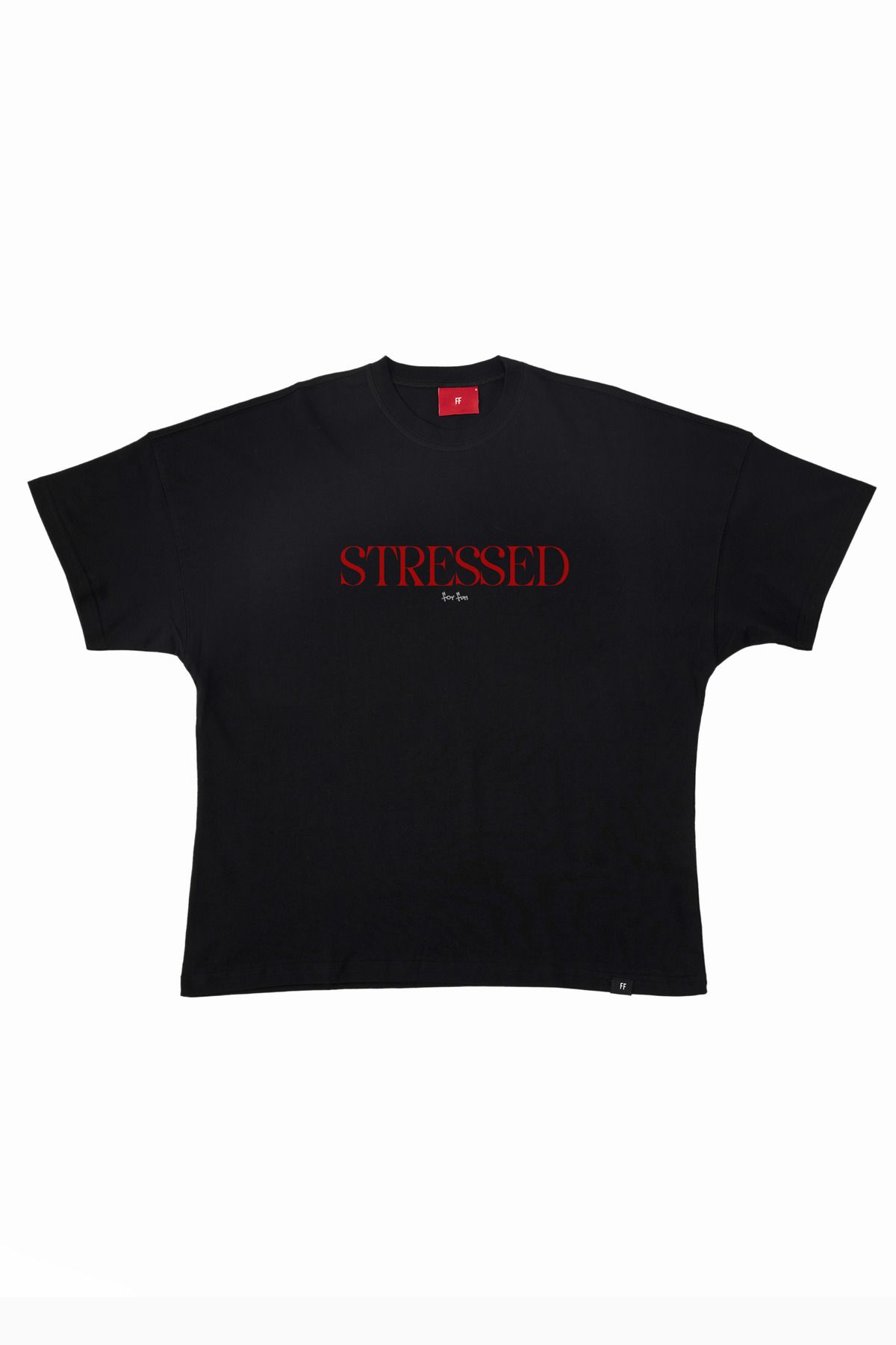For Fun Stressed / Drop Shoulder Oversize T-shirt