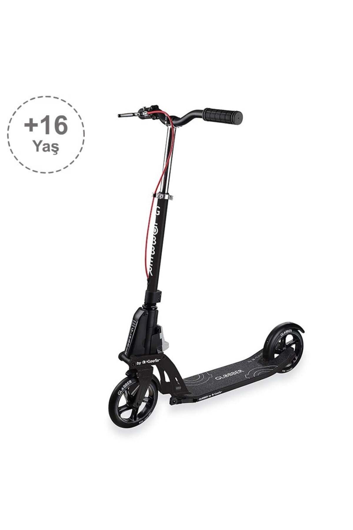Globber One K Active Scooter - Siyah