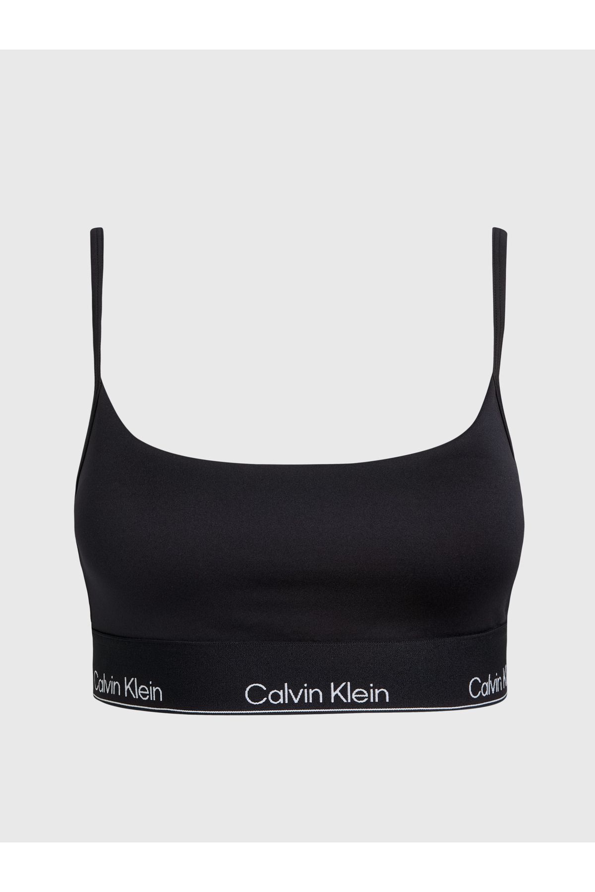 Calvin Klein Kadın Marka Logolu Kuru Kumaşlı Destekli  Çapraz Omuz Askılı  Çıkarılabilir Dolgu Günlük Kullanıma U