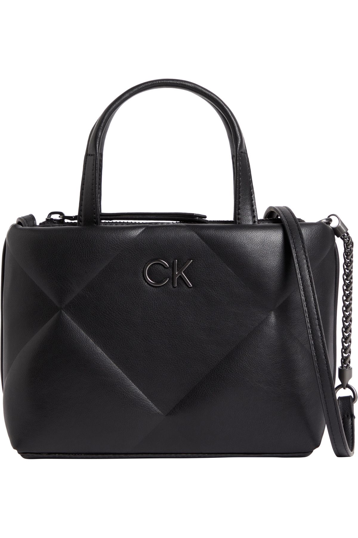 Calvin Klein Kadın Marka Logolu Günlük Kullanıma Uygun Siyah Çanta K60k611340-beh