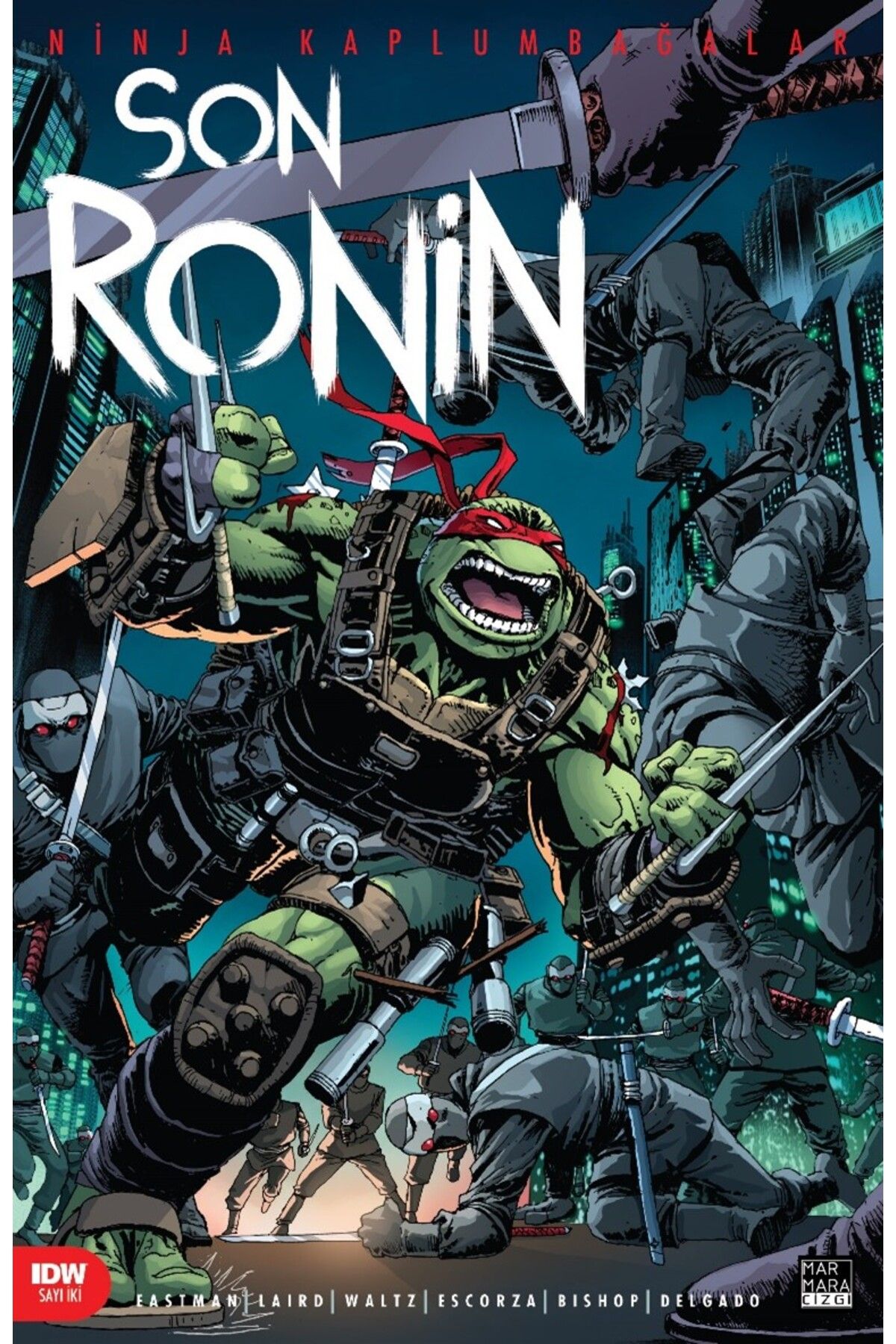 Marmara Çizgi Yayınları Ninja Kaplumbağalar - Son Ronin Sayı 2