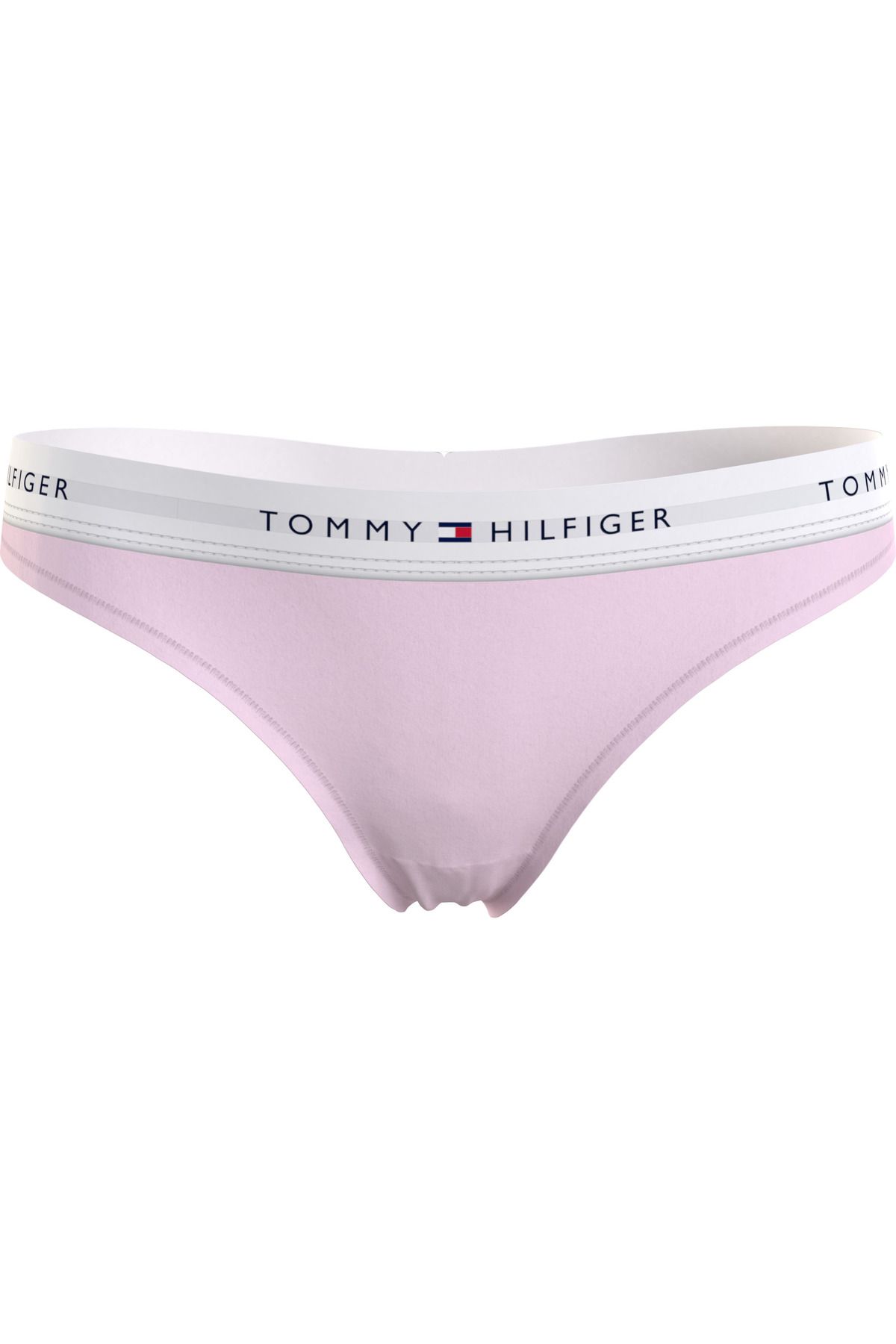 Tommy Hilfiger Kadın Marka Logolu Elastik Bantlı Günlük Kullanıma Uygun Pembe Külot Uw0uw03835-Tog
