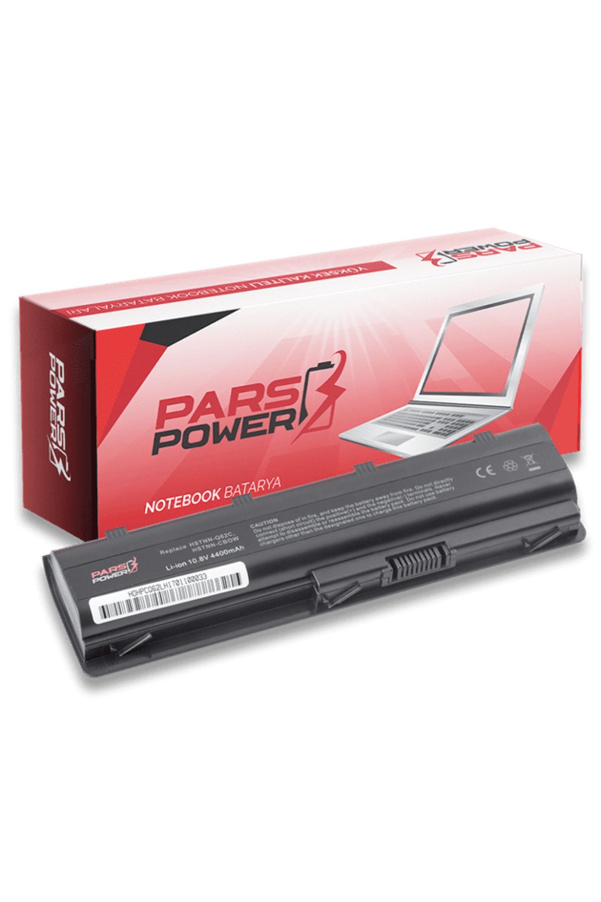 ParsPower Hp ENVY 17-1100 3D Edition, ENVY 17-1200 Notebook Batarya - Pil