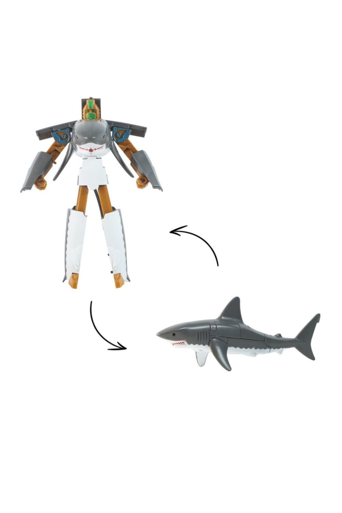 Mega Robota Dönüşen Savaşçı Köpek Balığı