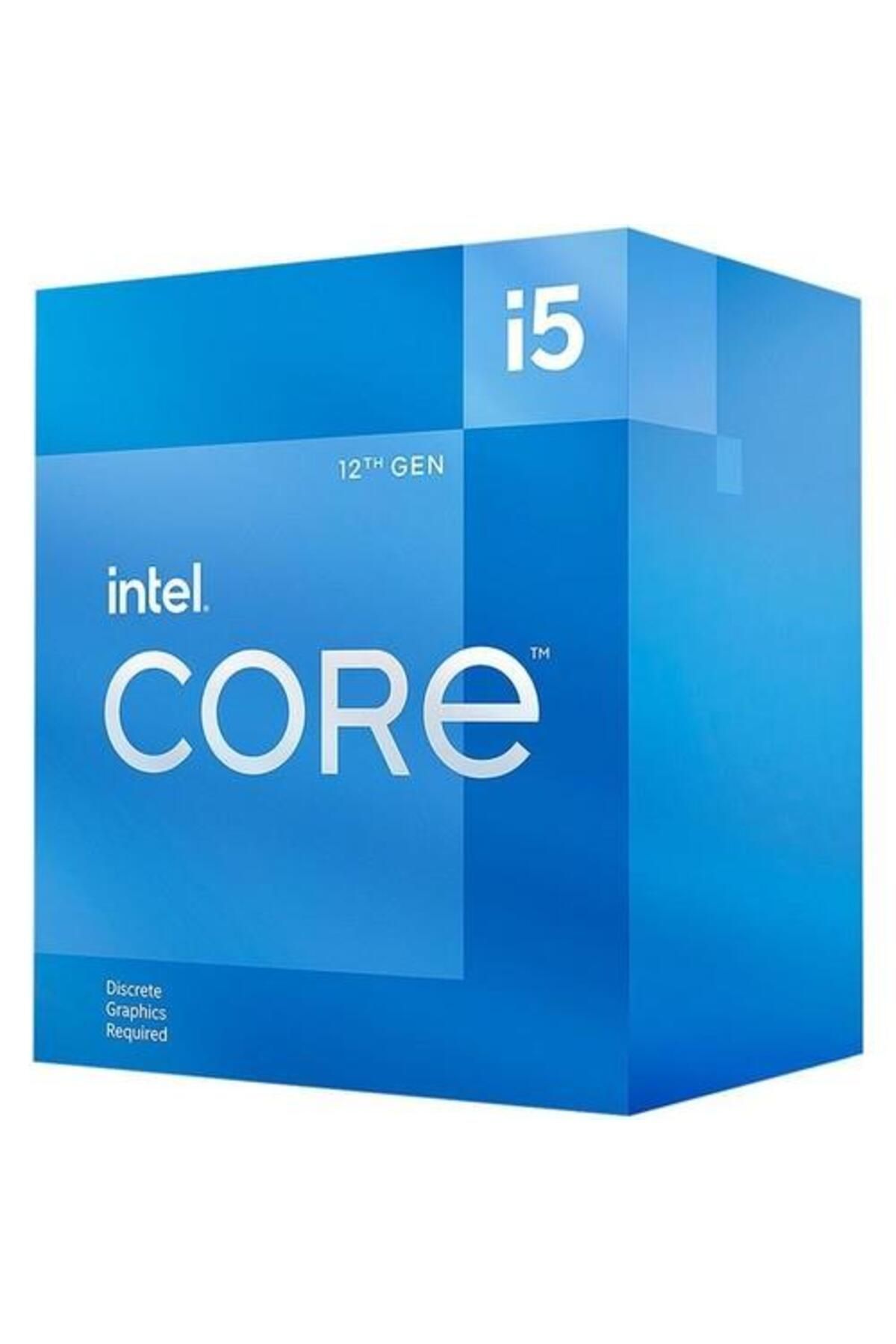 Intel Core I5 12400f 4.40ghz 18mb Önbellek 6 Çekirdek Soket 1700 10nm Işlemci