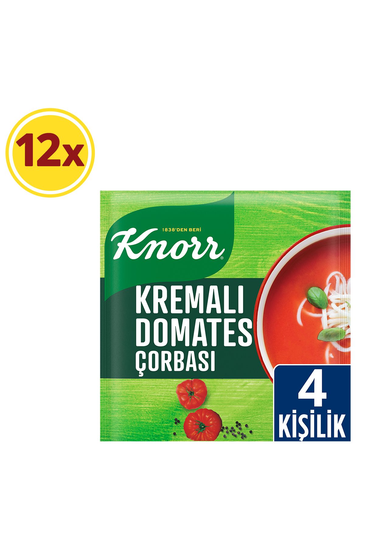 Knorr Kremalı Domates Çorbası 69 gr X 12 Adet