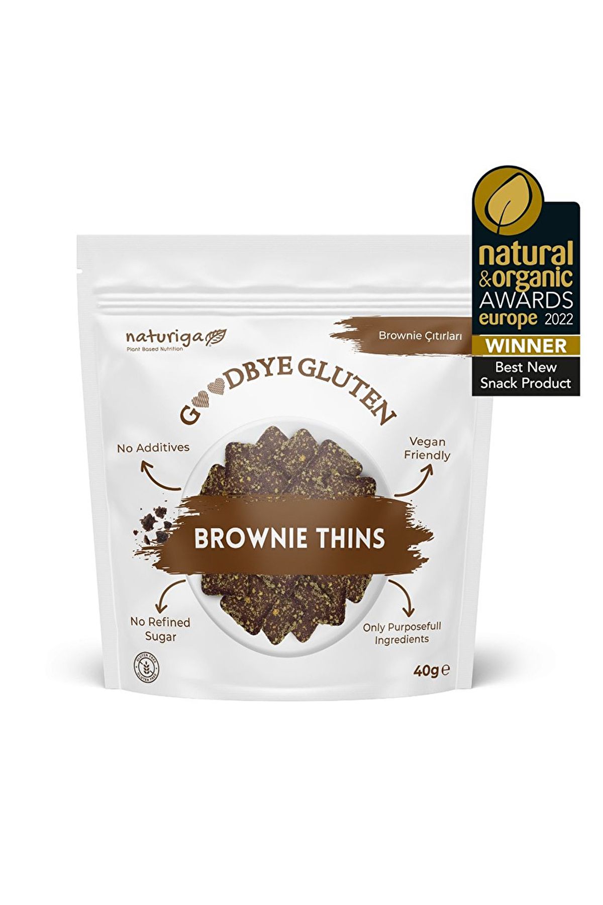 Naturiga Brownie Çıtırları 40 gr