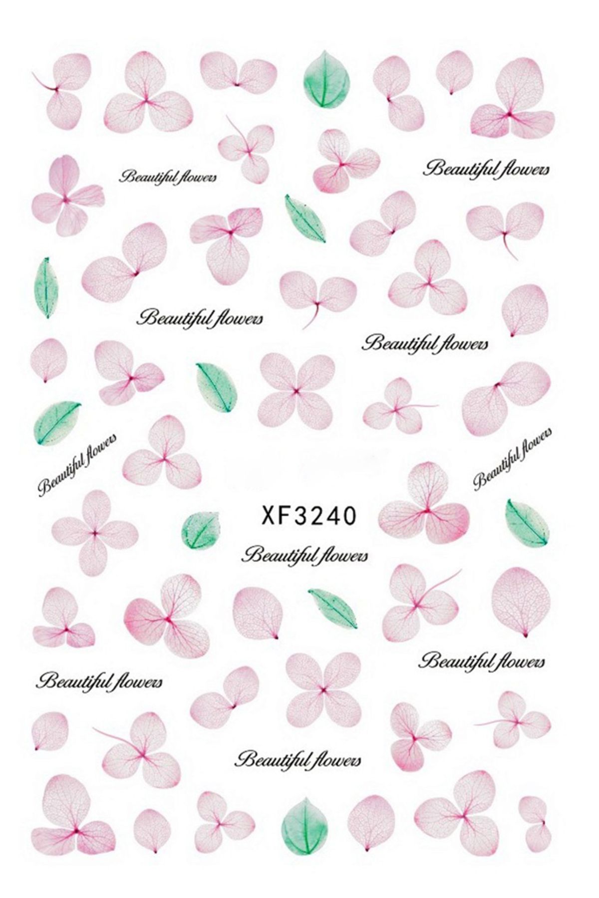 Flower Tırnak Sticker