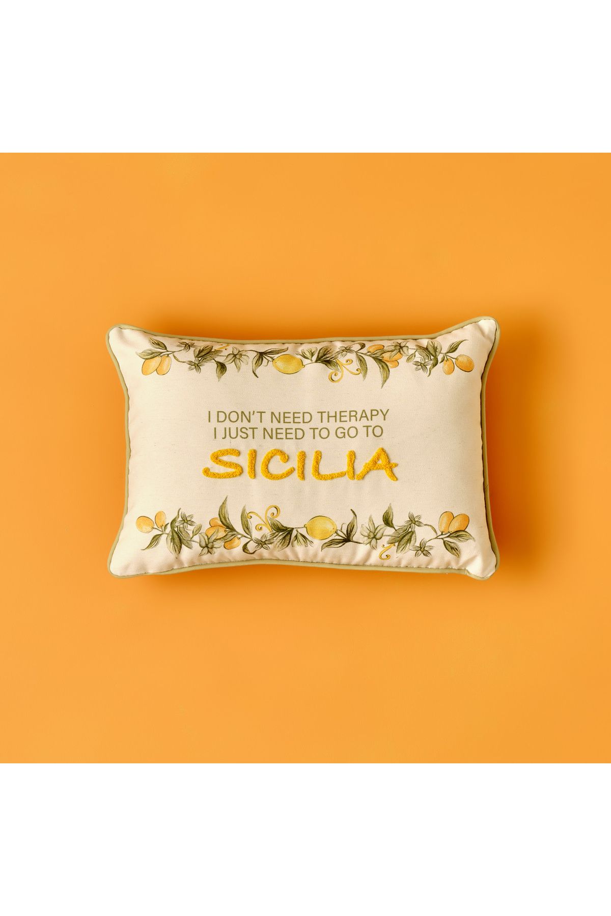 Bella Maison Sicilia Punch Nakışlı Kırlent (35x50 cm)