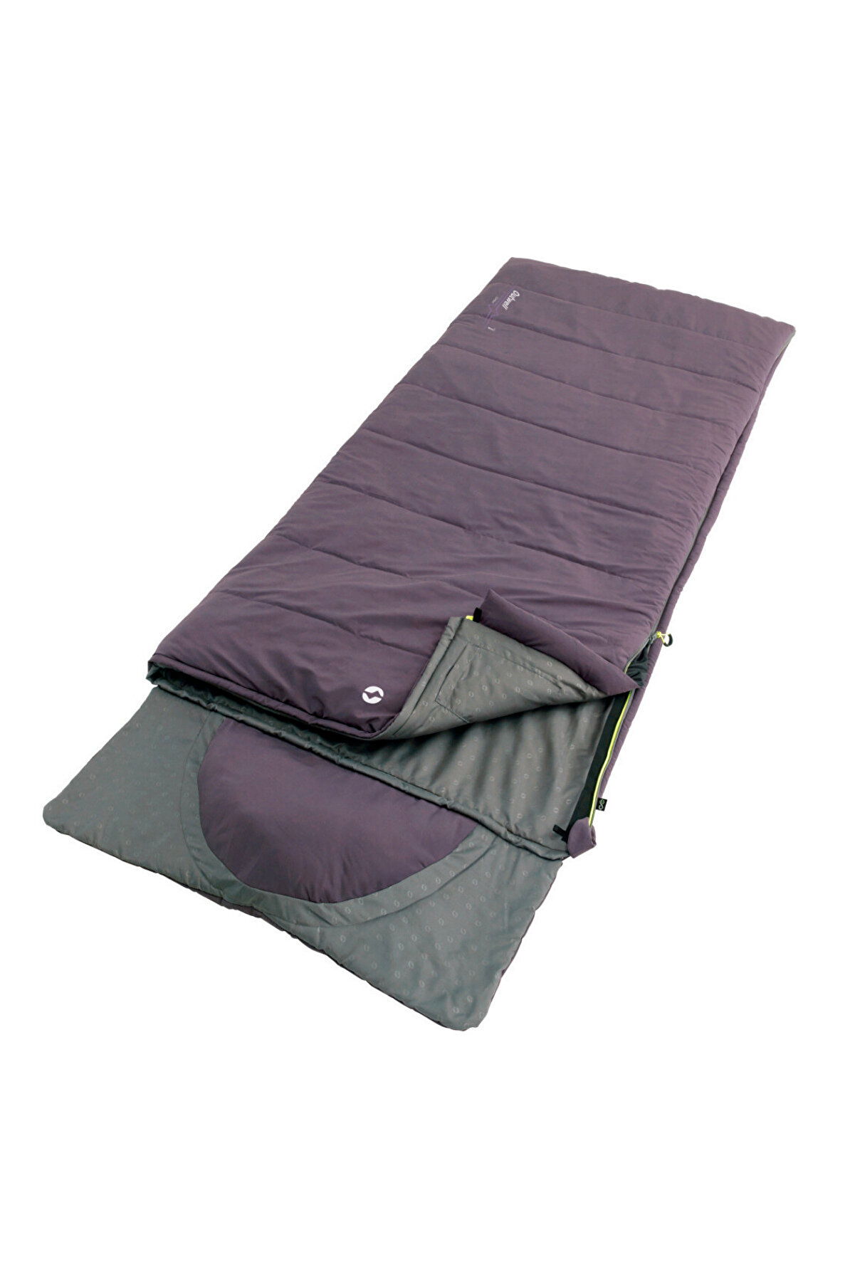 Outwell Contour Yazlık ve Kışlık Taraflı -13 °C Uyku Tulumu D.Purple Sol