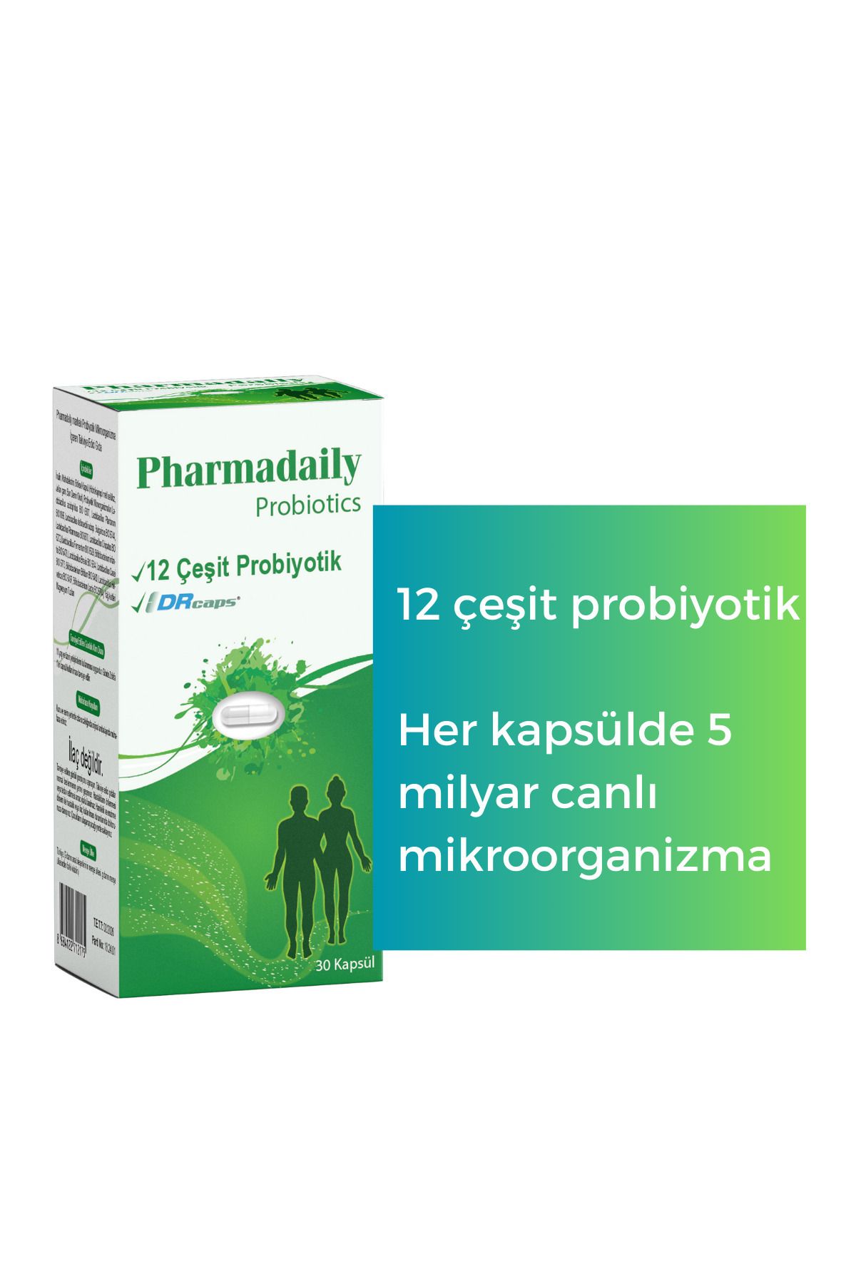 Pharmadaily Probiotics Probiotic Complex (12 Çeşit Probiyotik)
