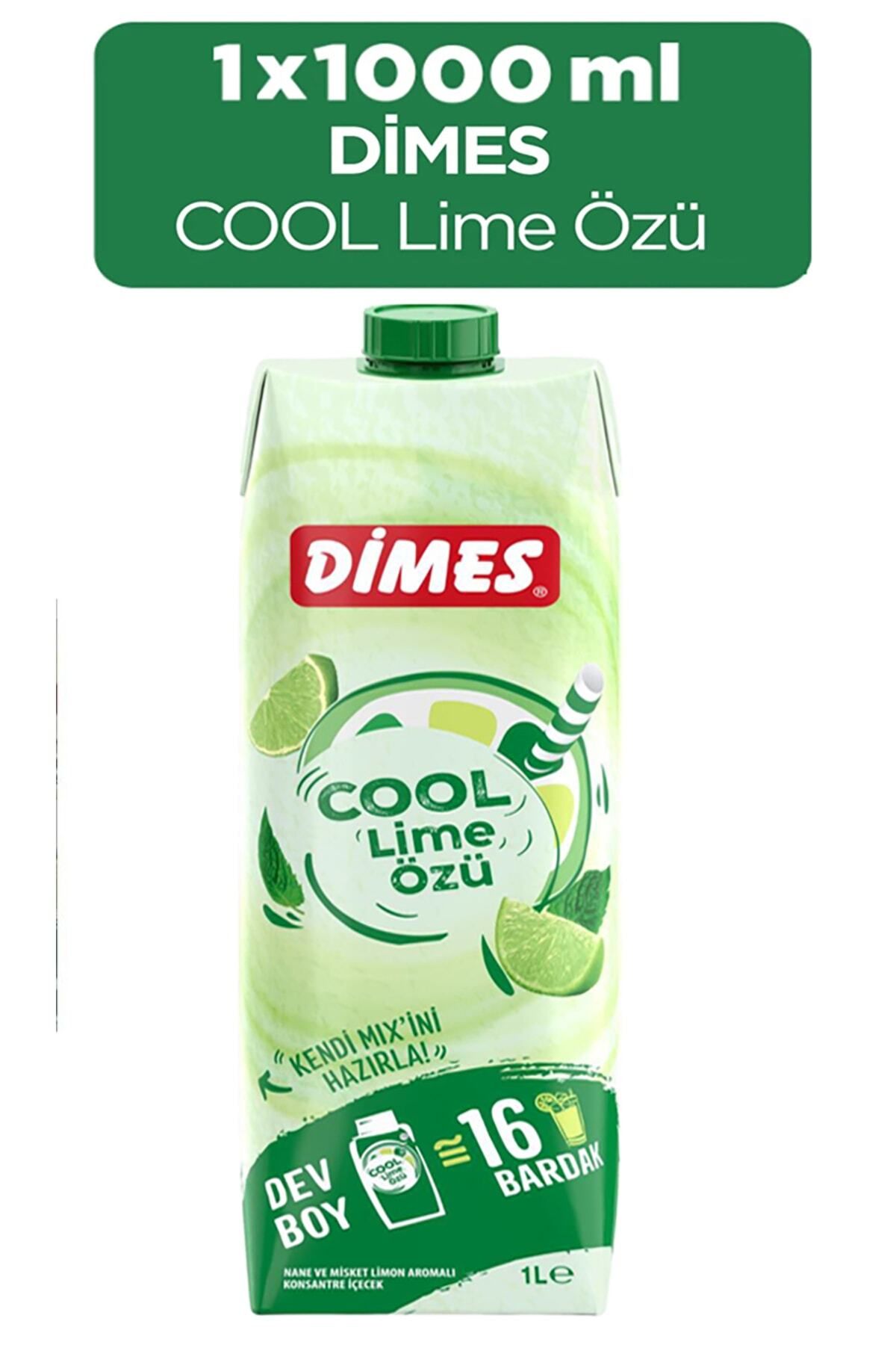 Dimes Cool Lime Öz 1000 ml