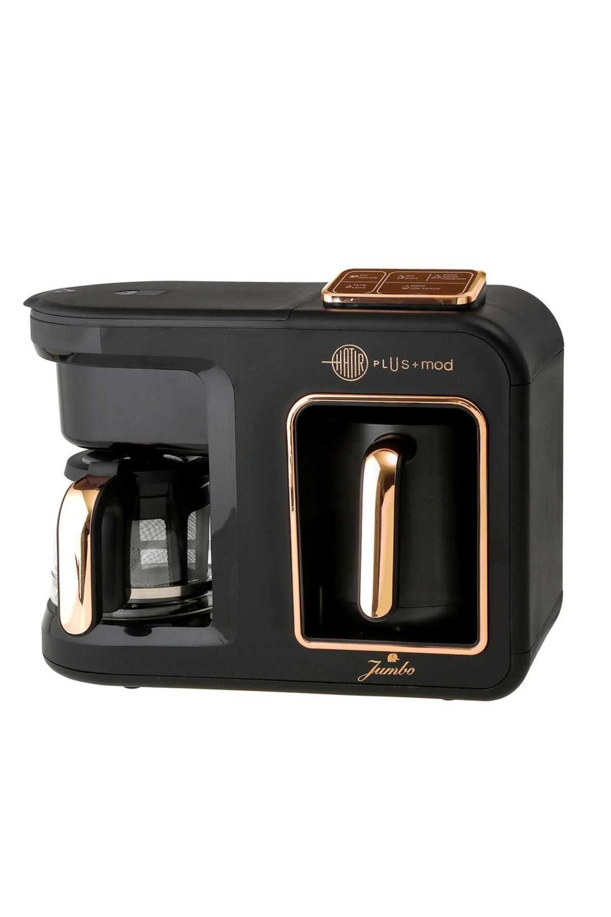 Jumbo Hatır Plus Mod 5 In 1 Black Copper Çay Ve Kahve Makinesi 500.01.01.8940