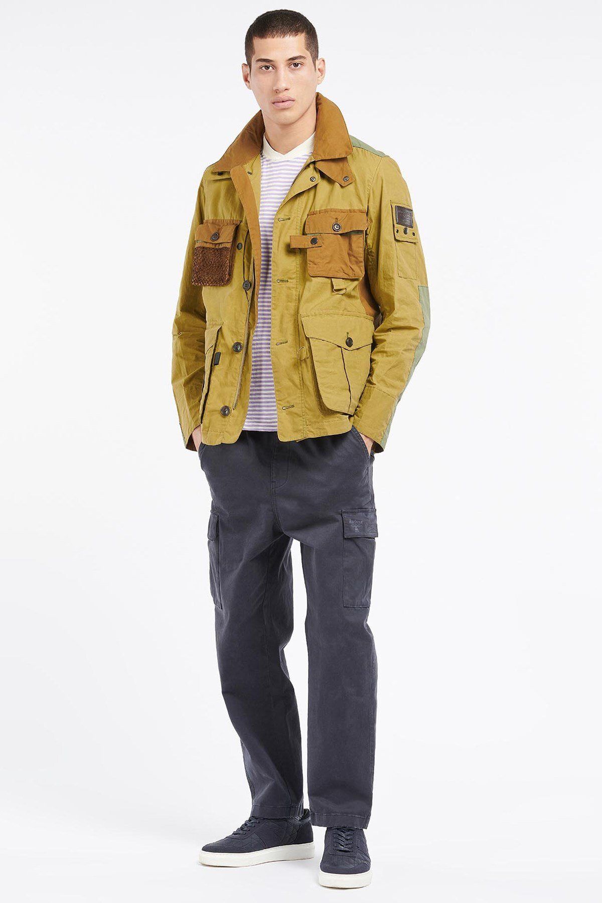 Barbour casual jacket gold sale