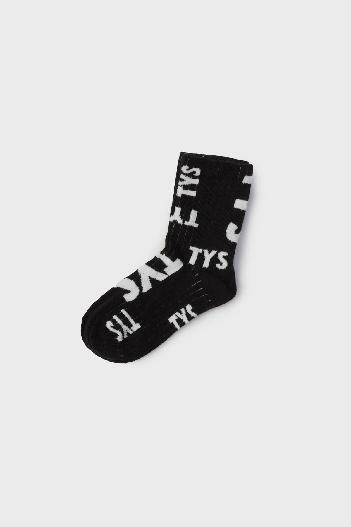 Tyess BG Store Kız Çocuk Siyah Çorap