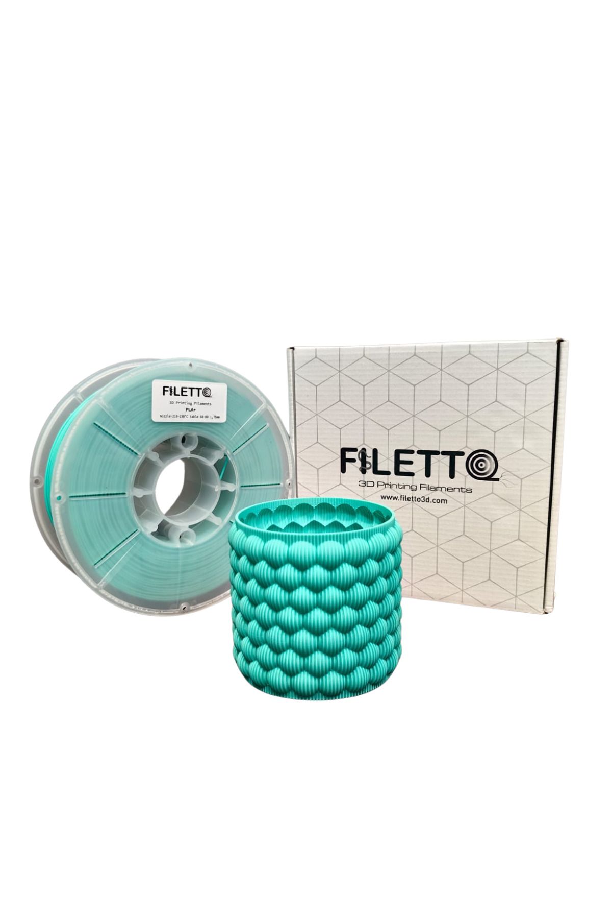 FİLETTO Filetto Pla+ Filament 1.75mm 1 KG - Turkuaz