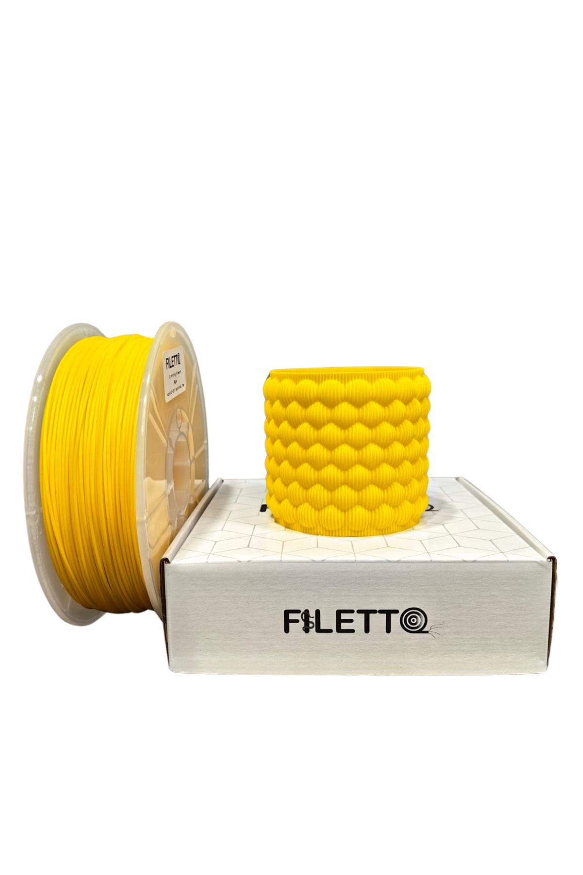 FİLETTO Filetto Pla+ Filament 1.75mm 1 KG - Sarı
