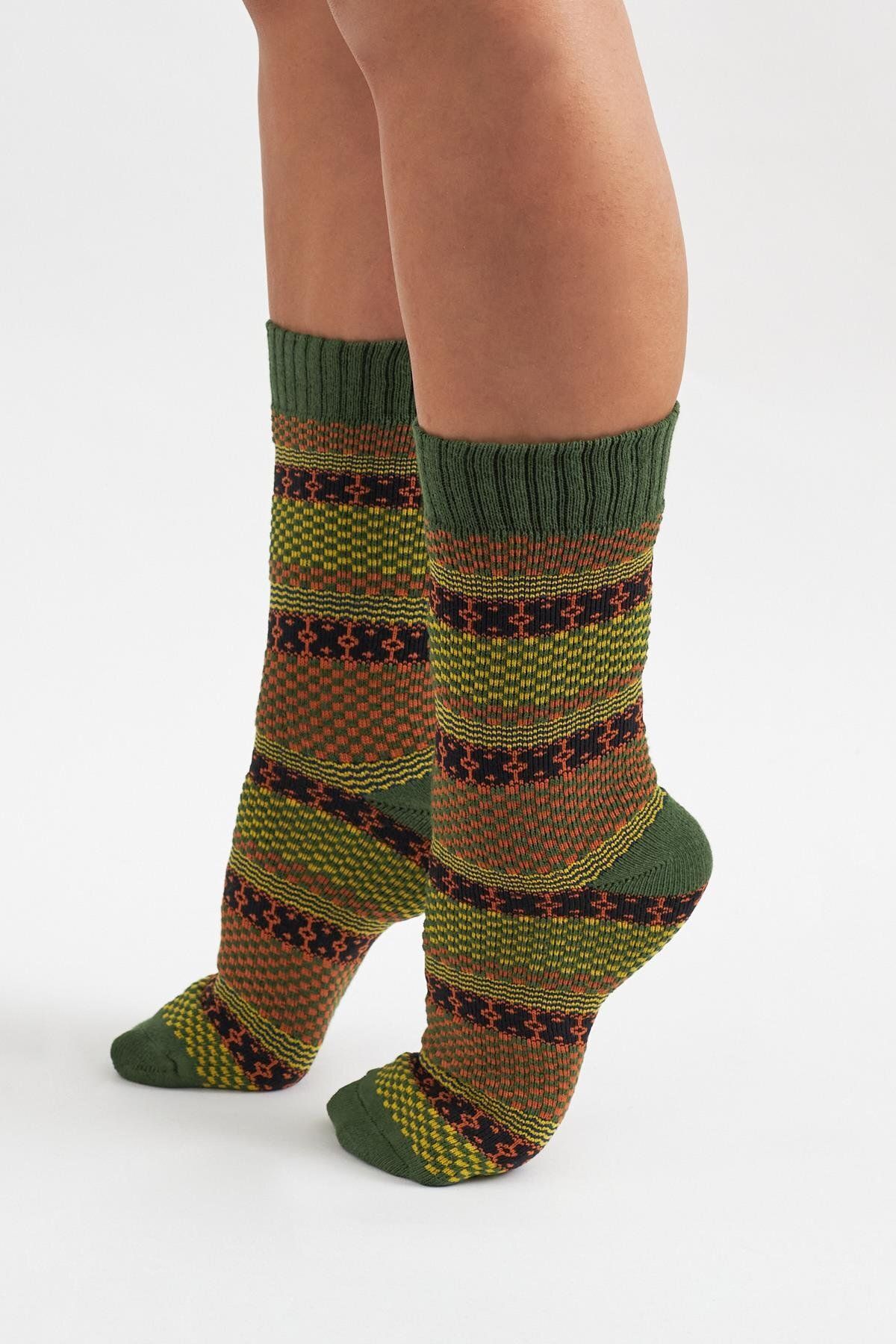 Katia & Bony Erkek Desenli Soket Çorap Yeşil