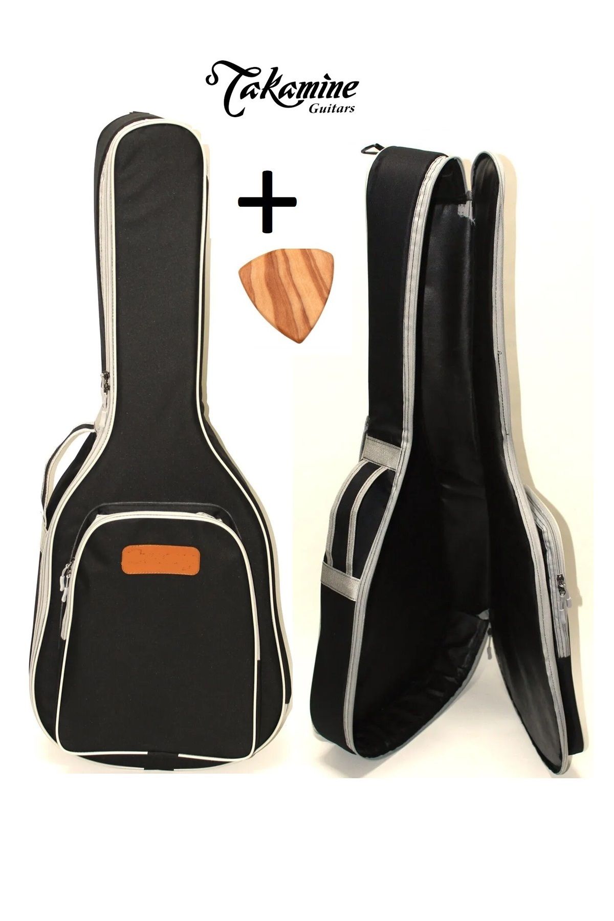 Takamine Özel Tasarım Takamine Modellere Uyumlu Akustik Gitar Kılıfı Kırmızı Taşıma Çantası Gigbag Softcase