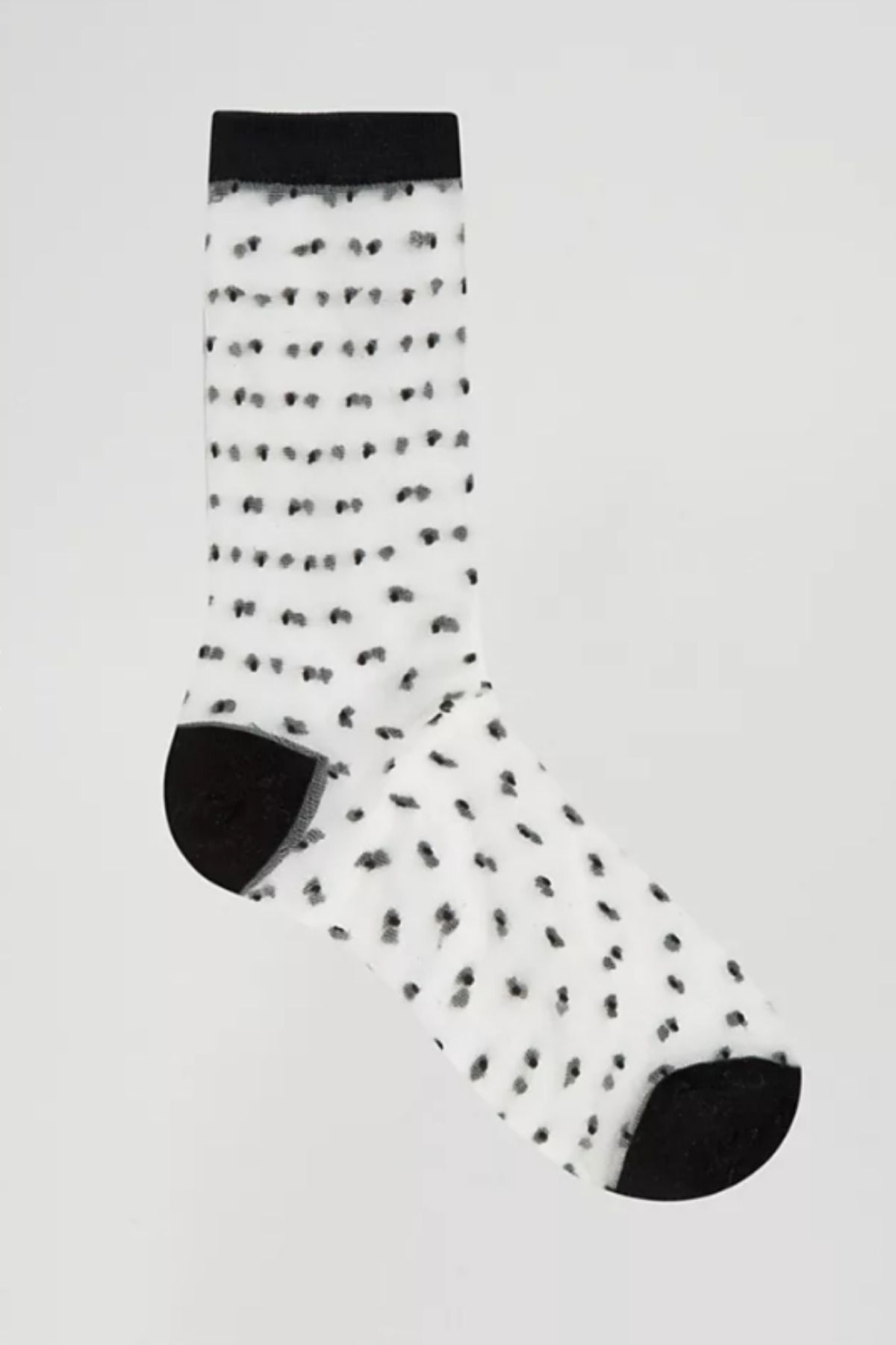 Katia & Bony Kadın Puantiyeli Iki Renkli Soket Çorap Siyah