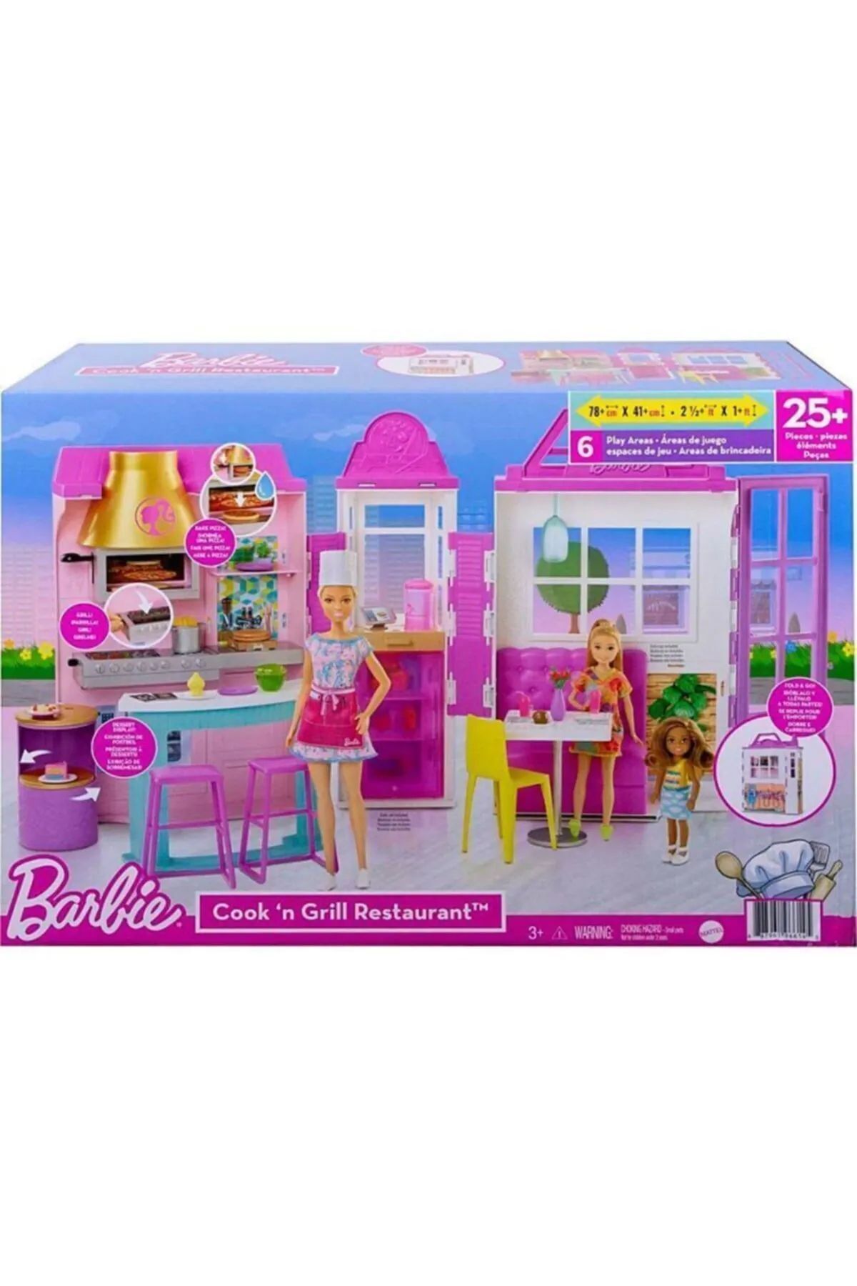 Barbie BARBİE GXY72 BARBİENİN MUHTEŞEM RESTORANI OYUN SETİ 3+
