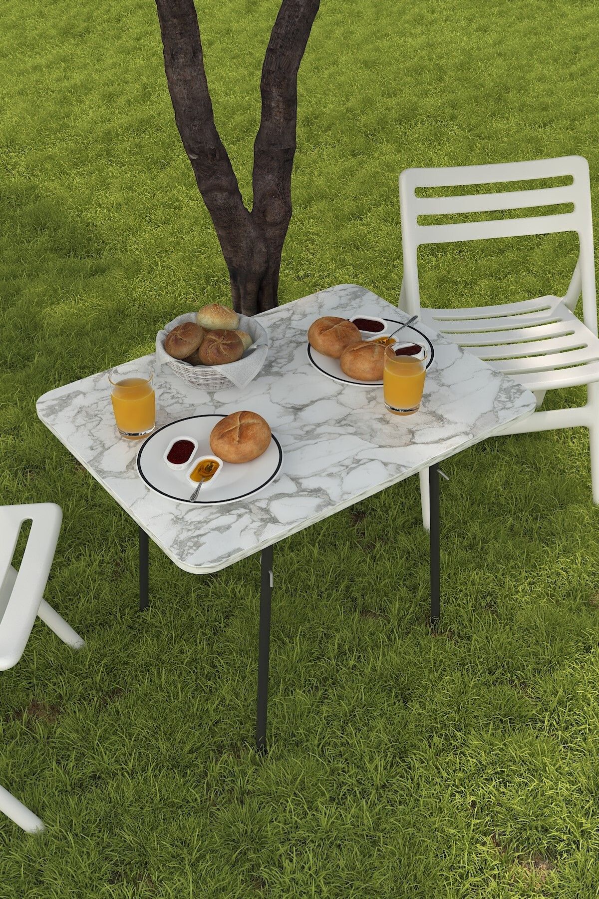 VayLife Katlanır Masa Bahçe,kamp,piknik Masası 60x80