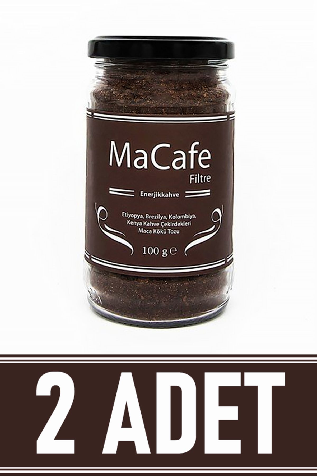 MaCafe Maca Kökü Tozlu Filtre Kahve 100 gr (2 ADET)