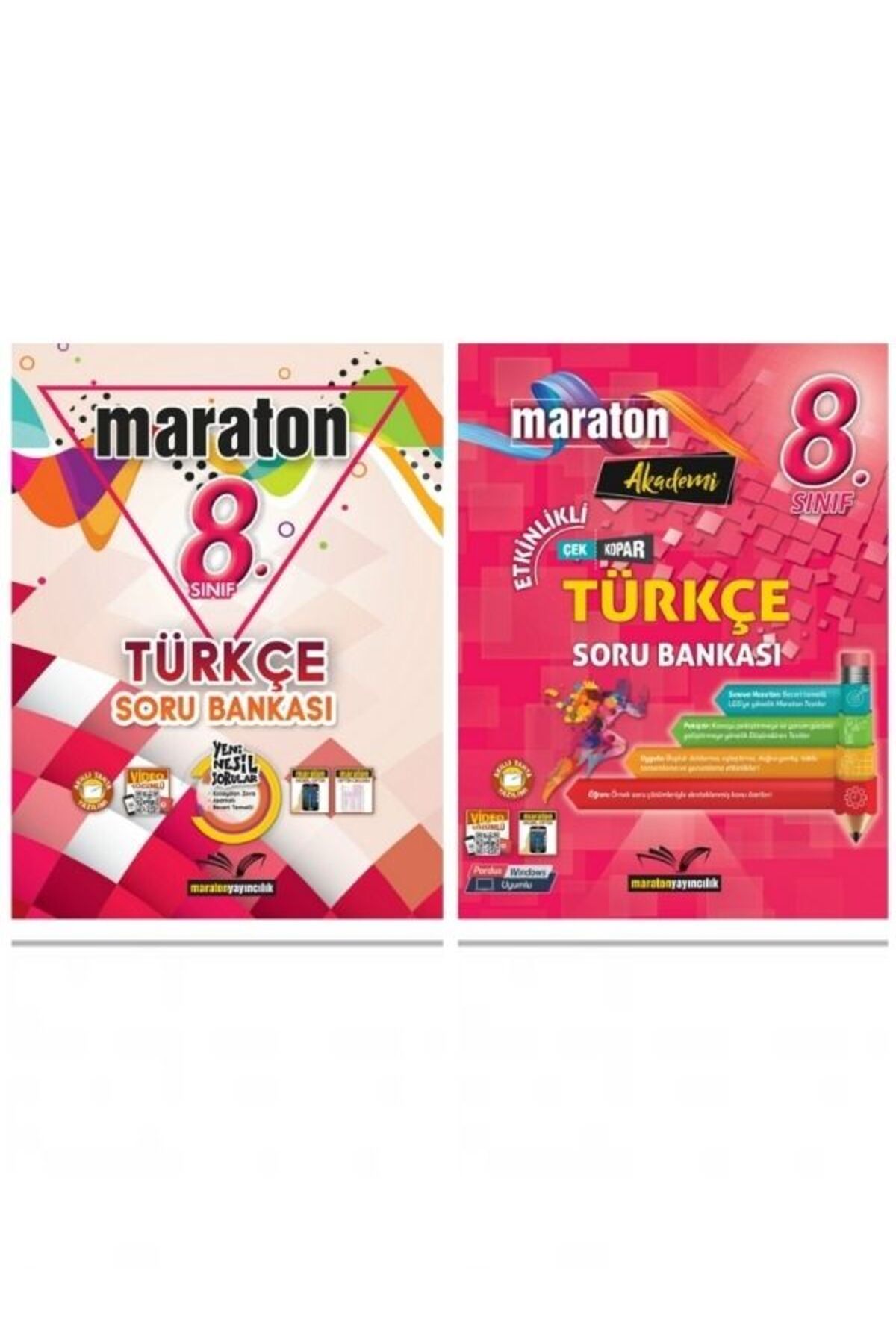 Maraton Yayınları maraton 8.Sınıf Türkçe Soru Bankası +Türkçe Etkinlikli Soru Bankası