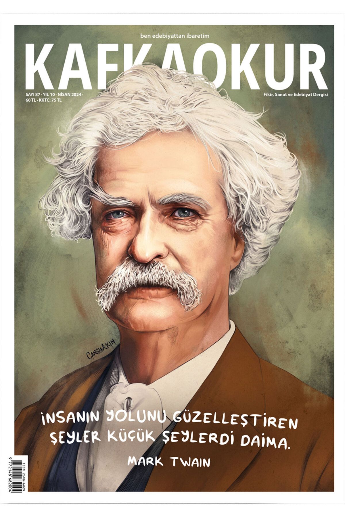 KafkaOkur Dergisi Sayı 87 - Mark Twain - Nisan 2024