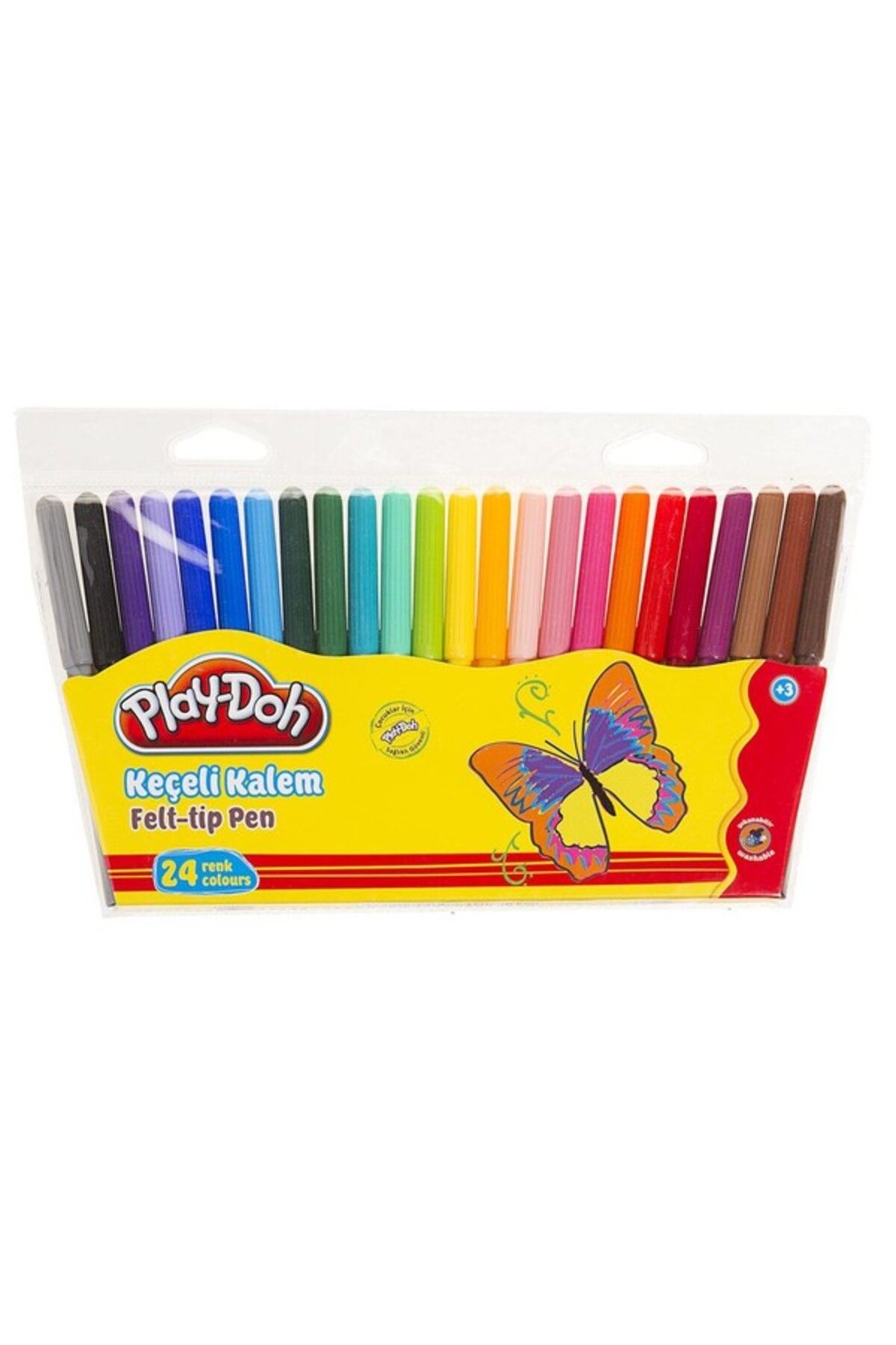 Play Doh Play-Doh 24 Renk Keçeli Kalem 2 mm