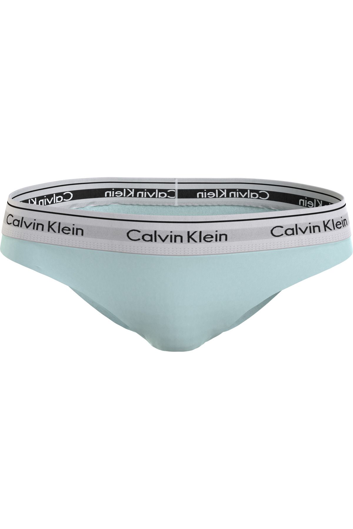 Calvin Klein Kadın Marka Logolu Orta Yüksek Belli Nefes Alabilir Rahat Kumaşlı Gündelik Kullanıma Uygun Mavi Külo