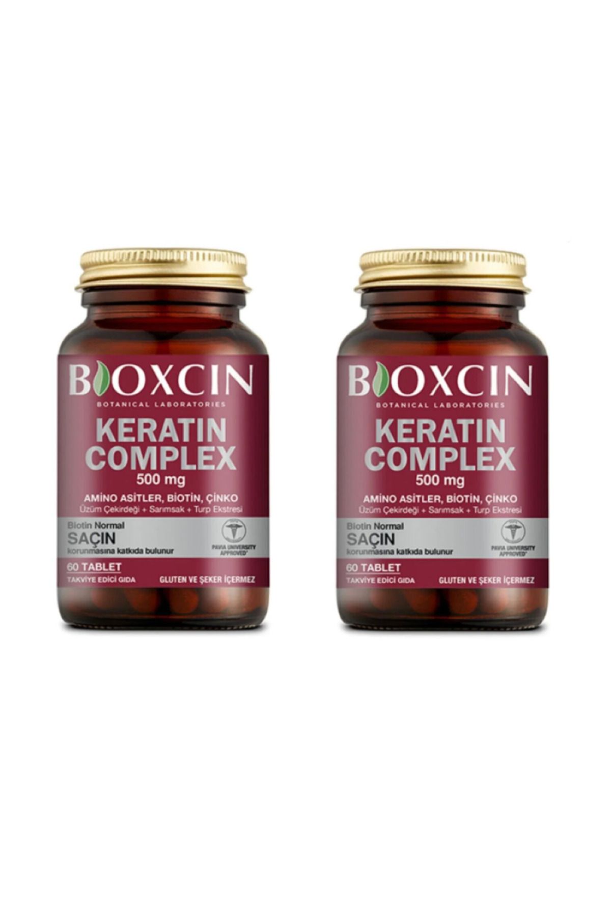 Bioxcin Keratin Complex Tablet Takviye Edici Gıda 60 Tablet - 2 Kutu