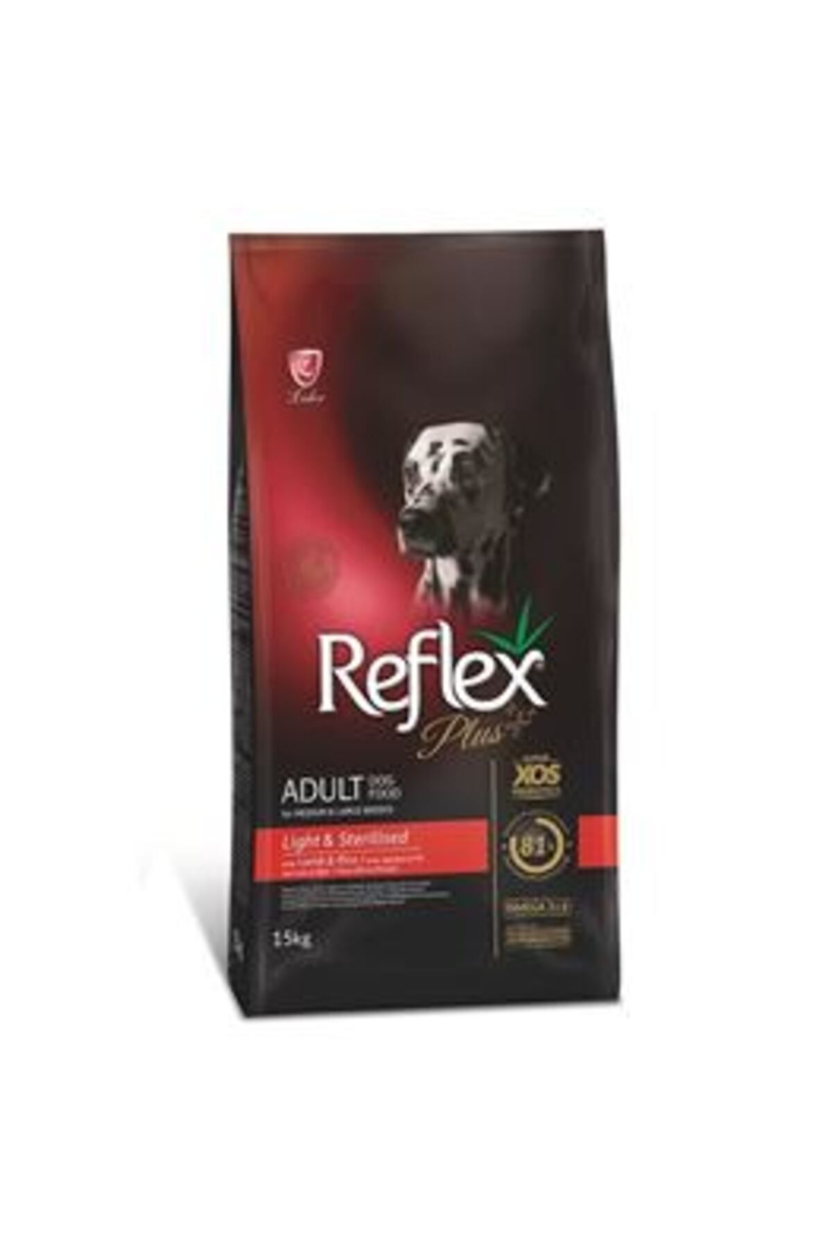 Reflex Plus Light Tüm Irklar için Kuzu Etli Kısırlaştırılmış Köpek Maması 15kg ( 1 ADET )