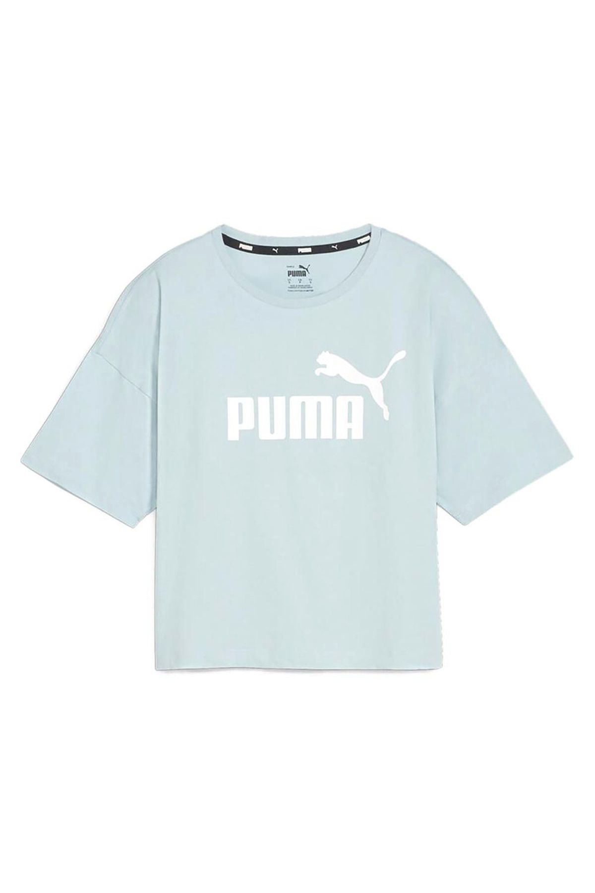 Puma Essential Kadın Mavi Günlük Stil T-Shirt 58686622