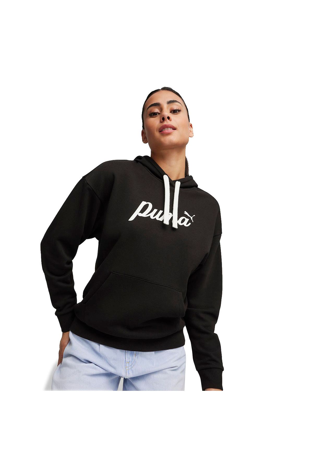 Puma Essential+ Kadın Siyah Günlük Stil Sweatshirt 67934801
