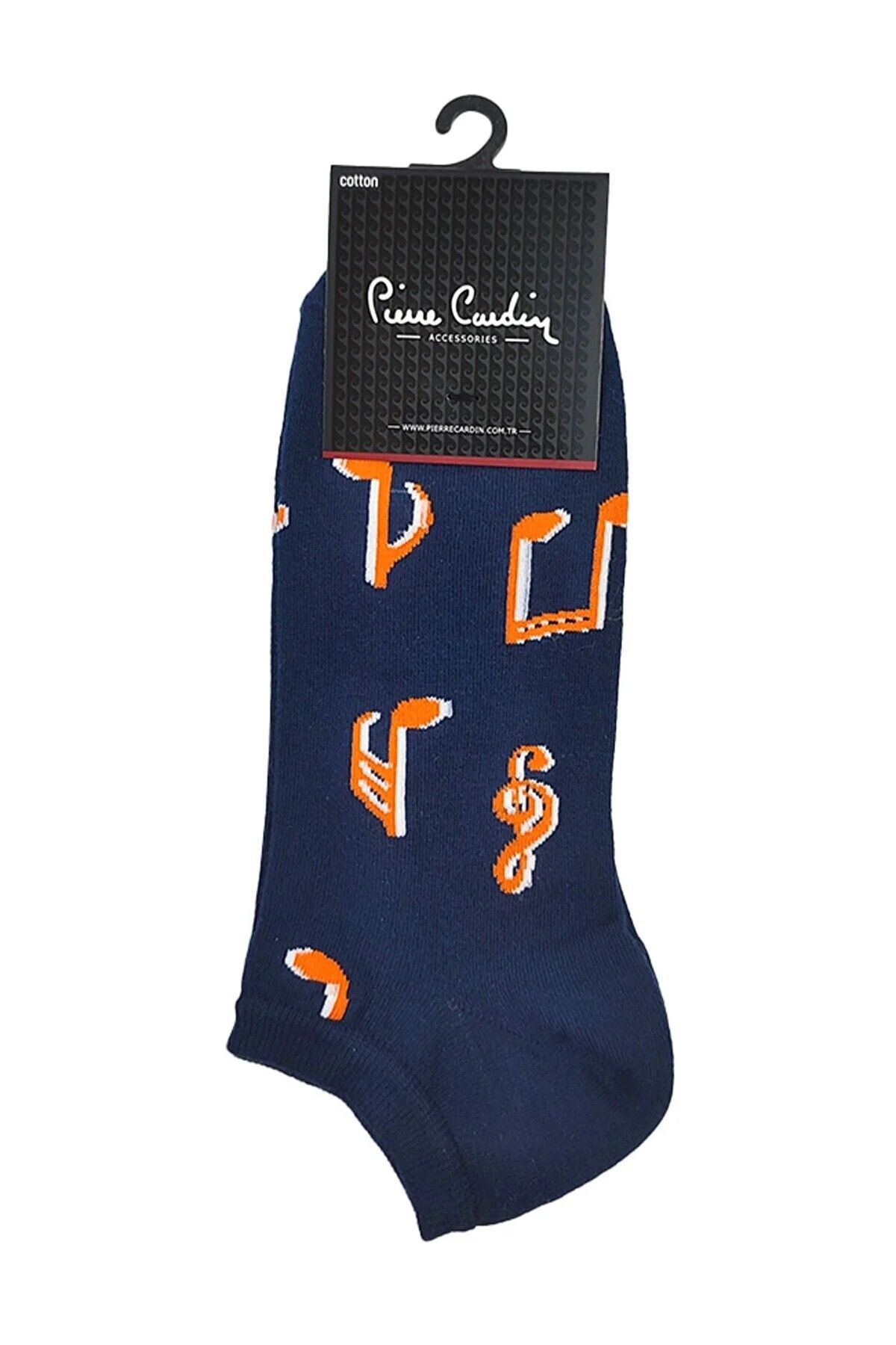 Pierre Cardin Erkek 3'lü Desenli Pamuk Patik Çorap