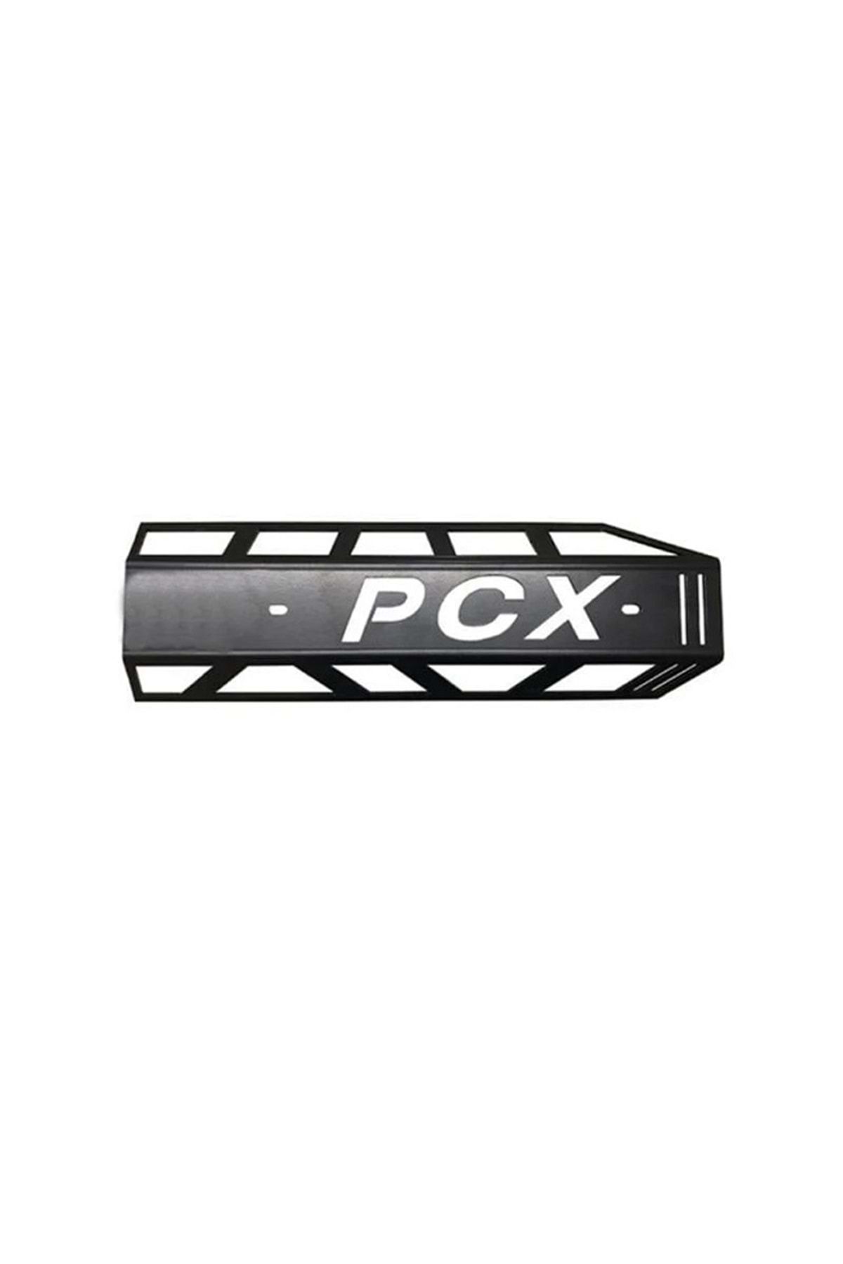 Honda PCX 125 2014-2017 Uyumlu Eksoz Koruma Demiri Siyah